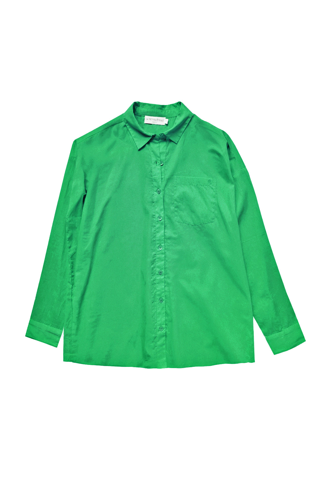 Chemisier droit vert - Coralia