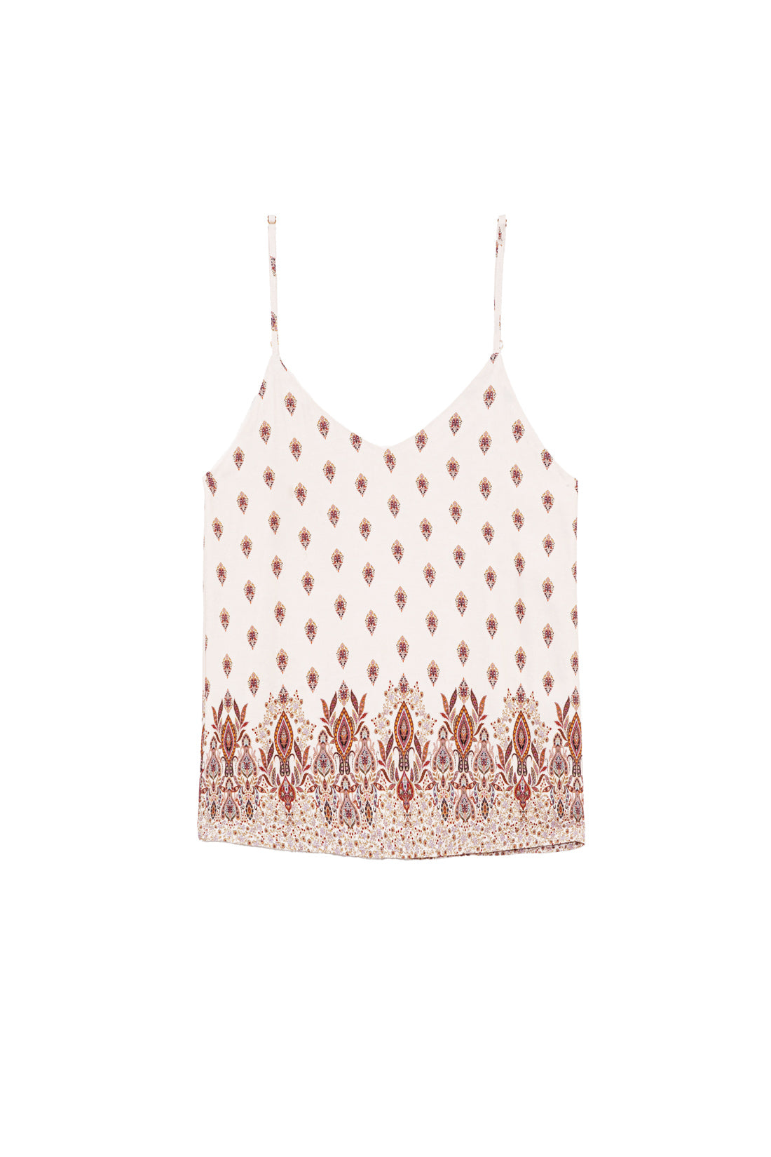 Dalia V-neck tank top - Floral
