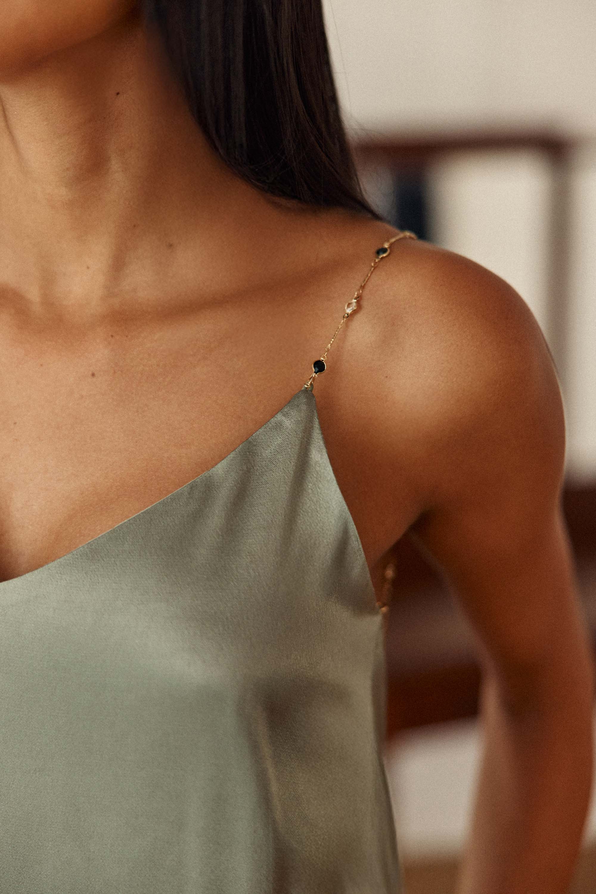 Caraco vert amande - Dara