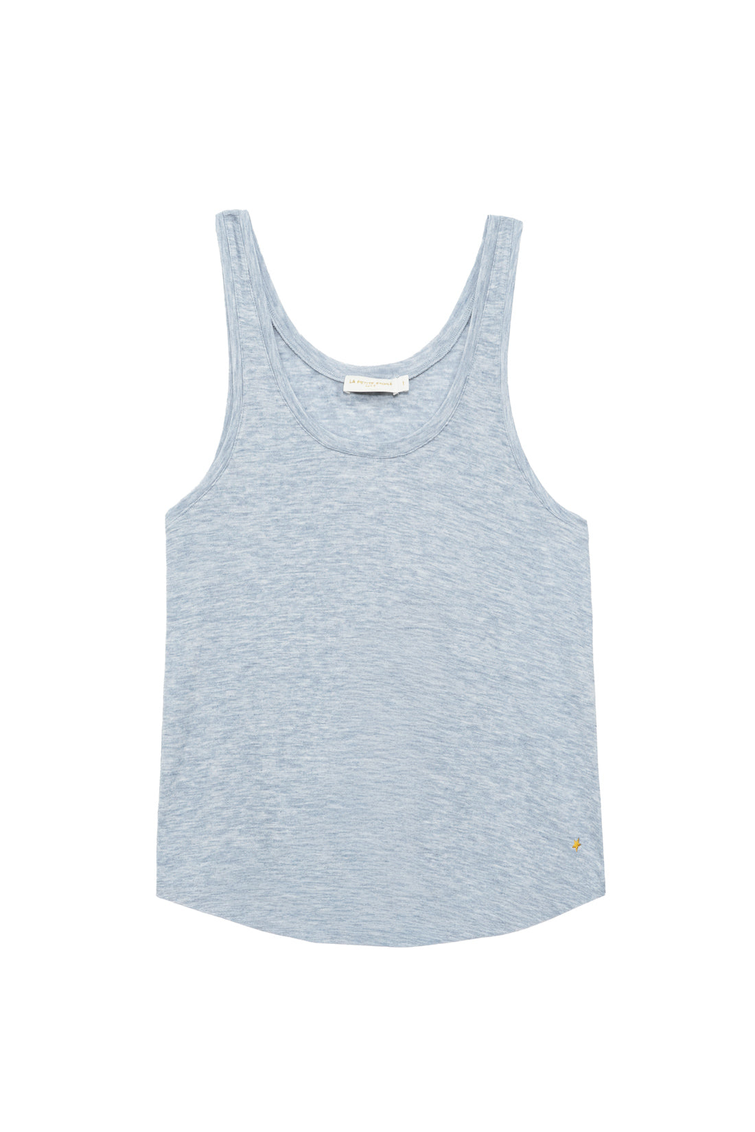 Blue crew neck tank top - Diane