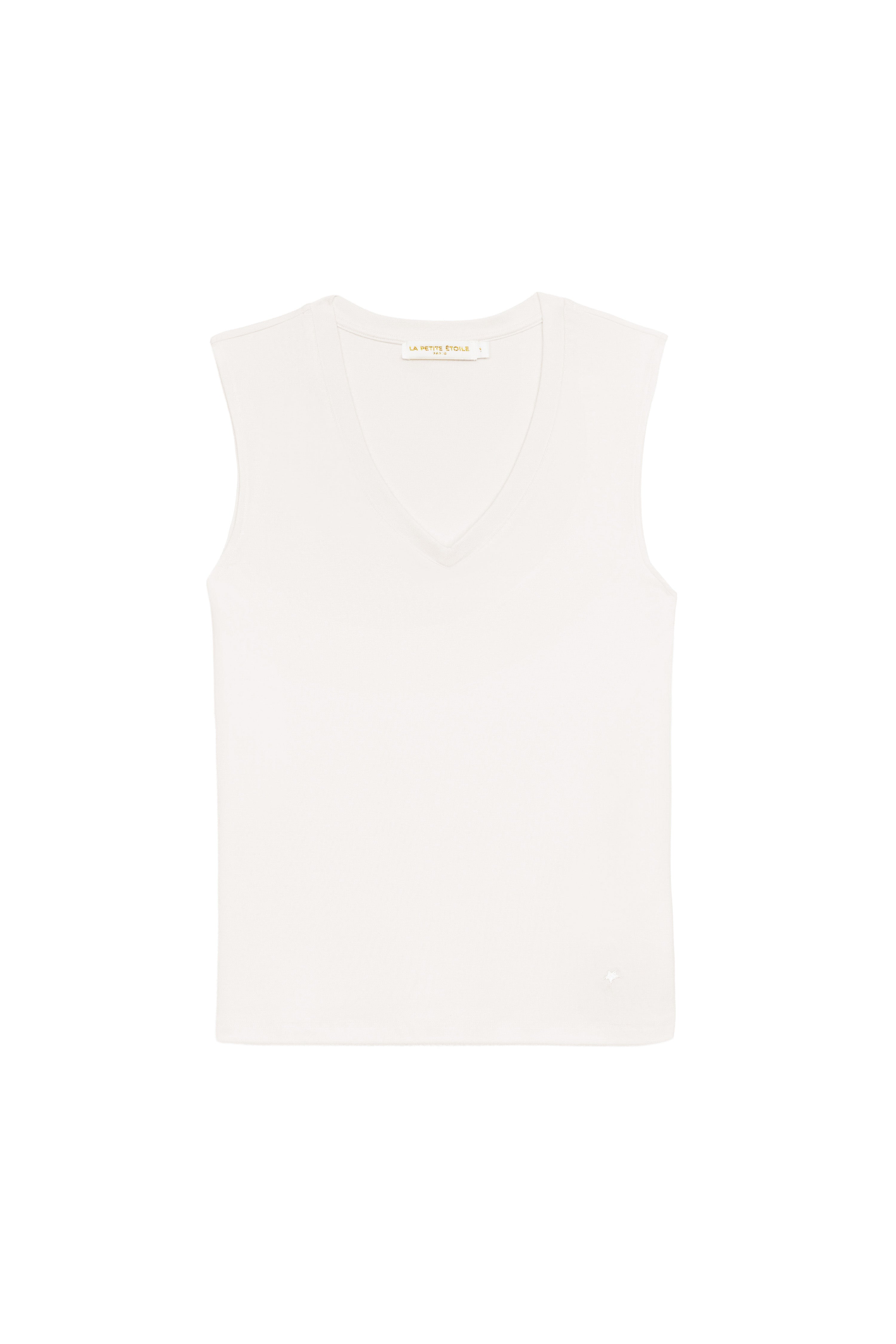 Debardeur maille Dila - Ecru