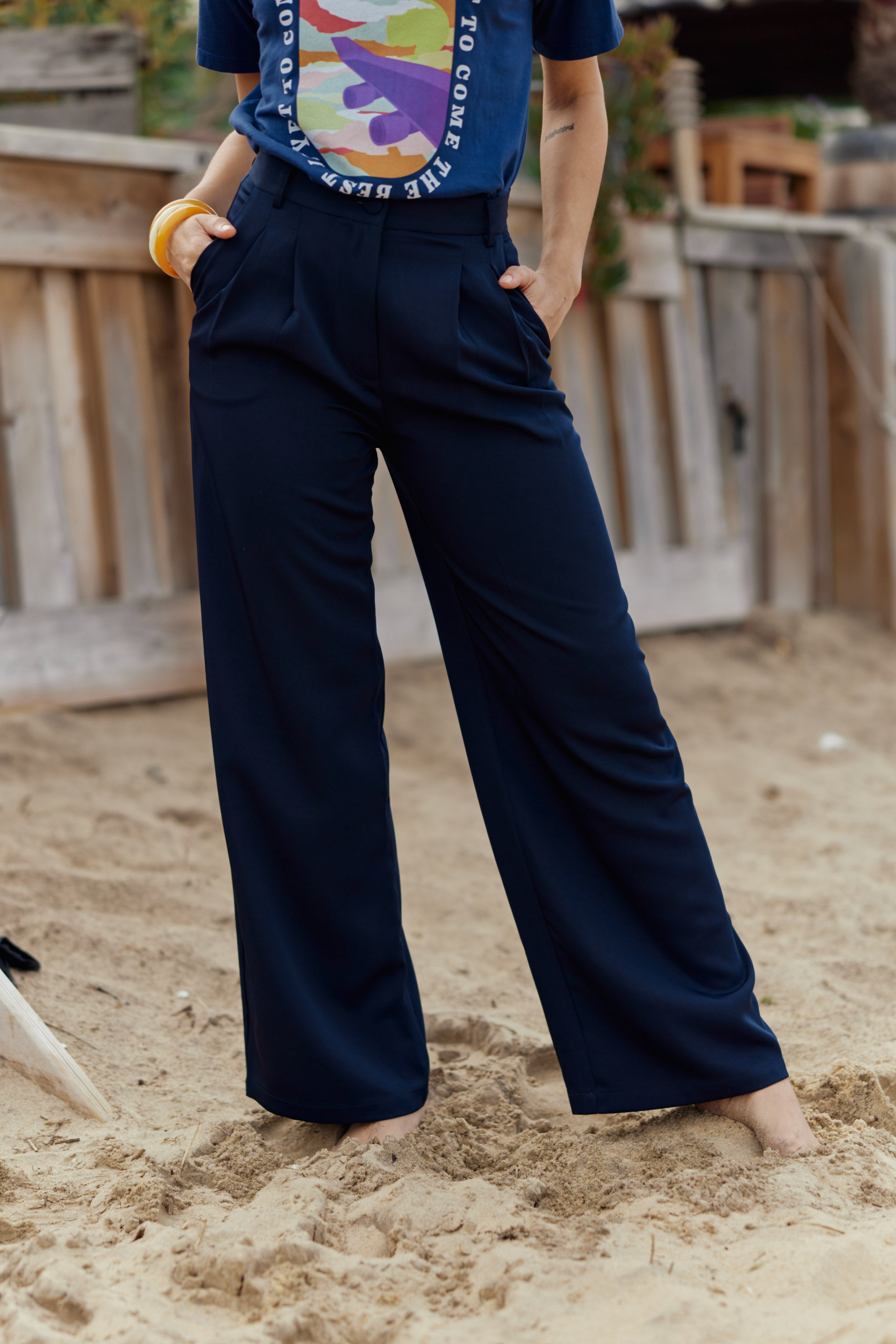 Pants Egu - Marine