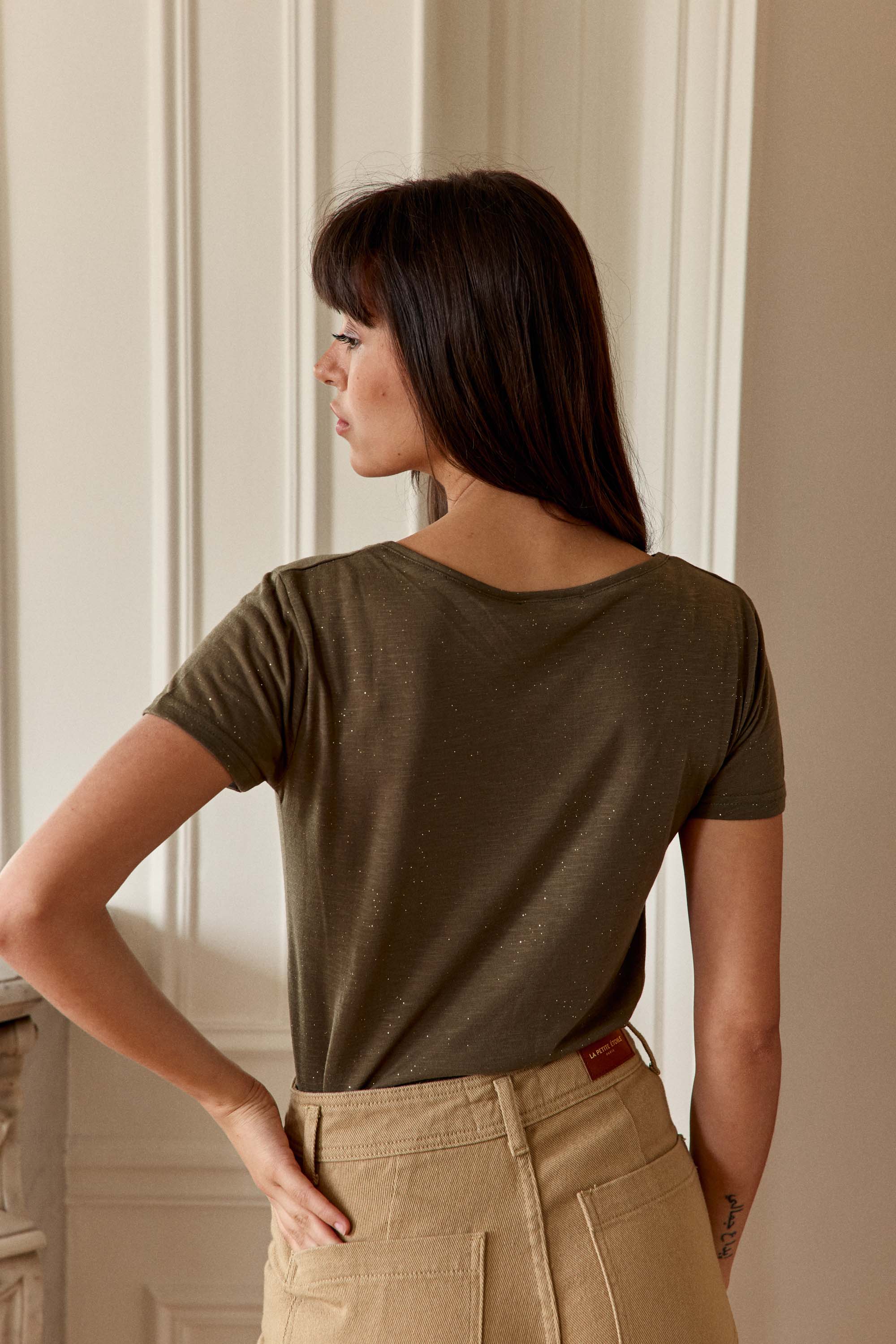 T-shirt Elvie - Kaki