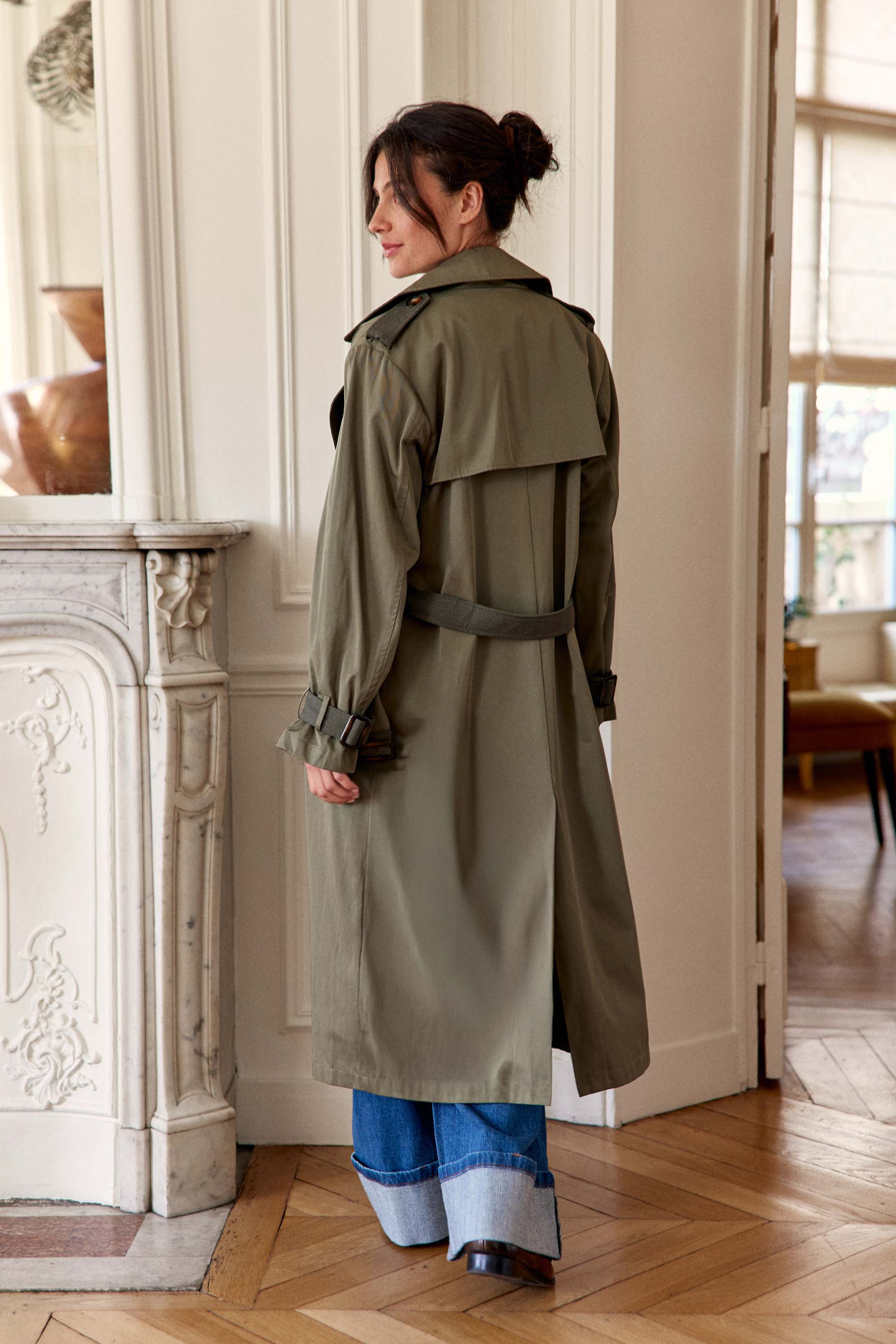 Faraga Trench Coat - Khaki