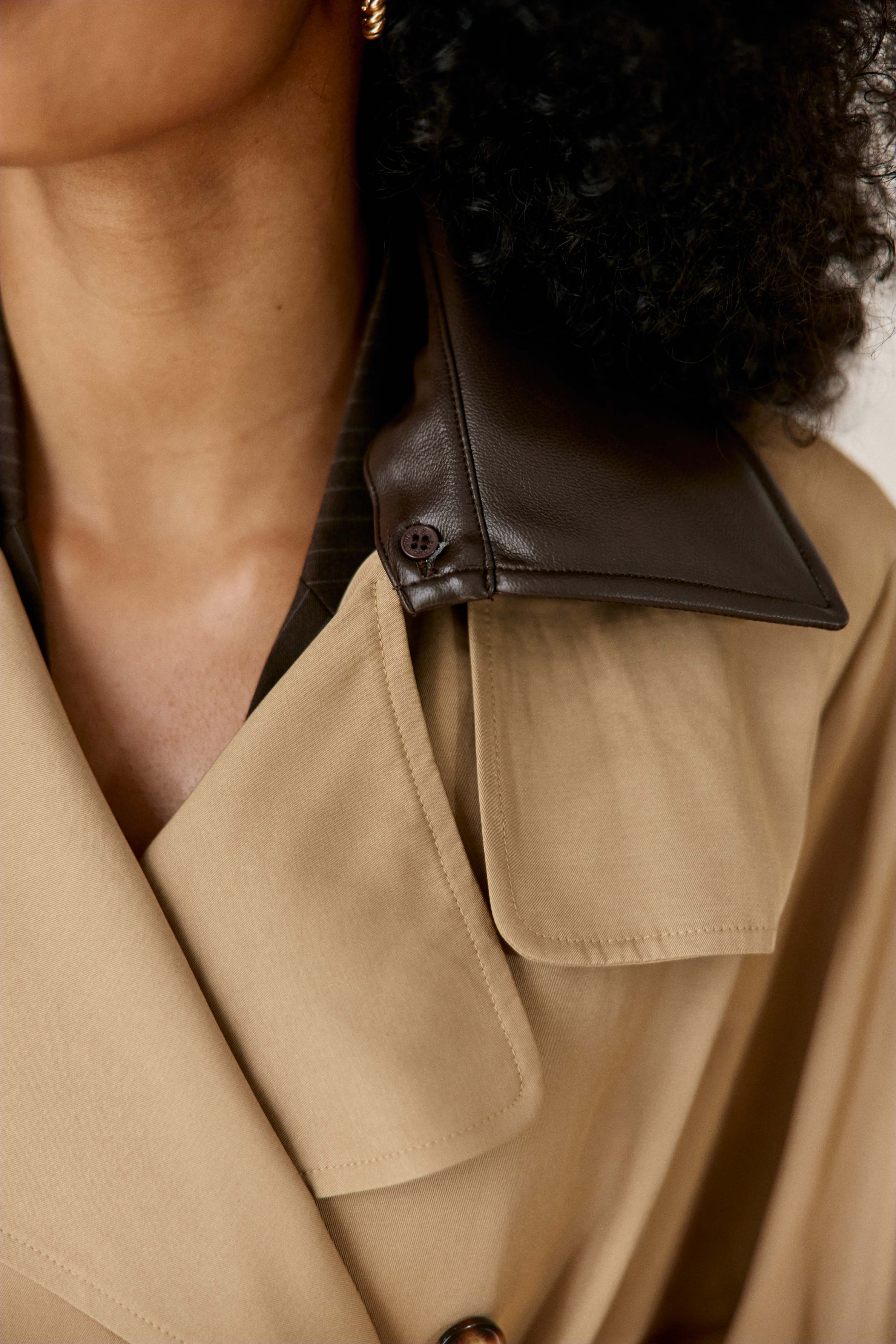 Faragi - Trench-coat midi