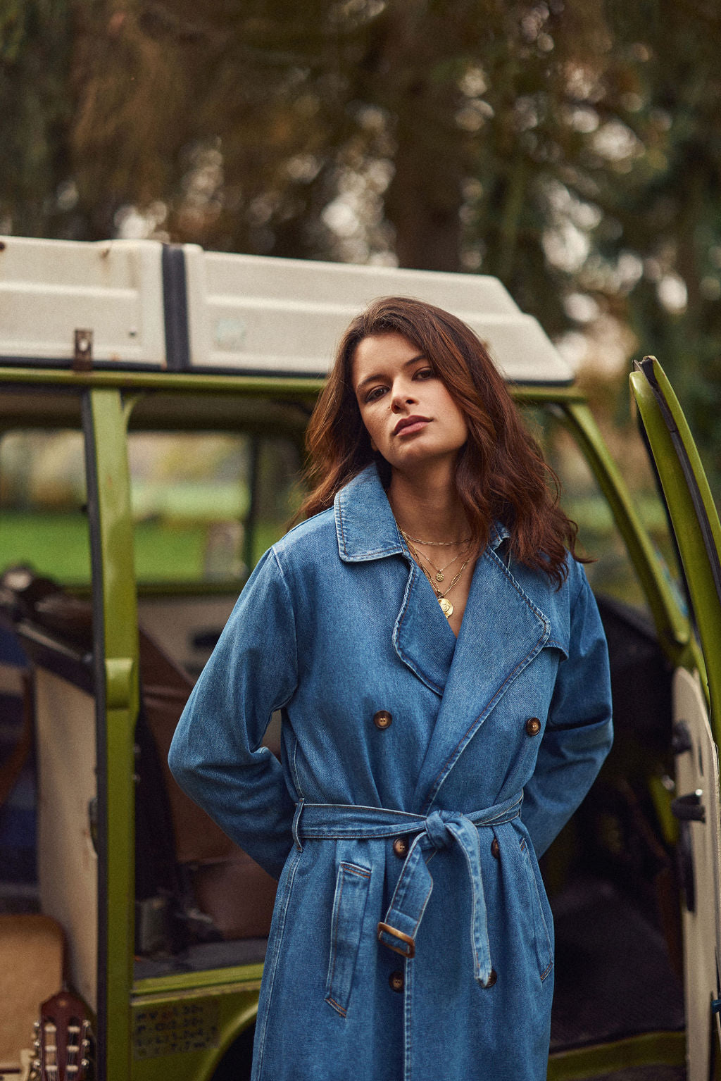 Farago - Trench en denim