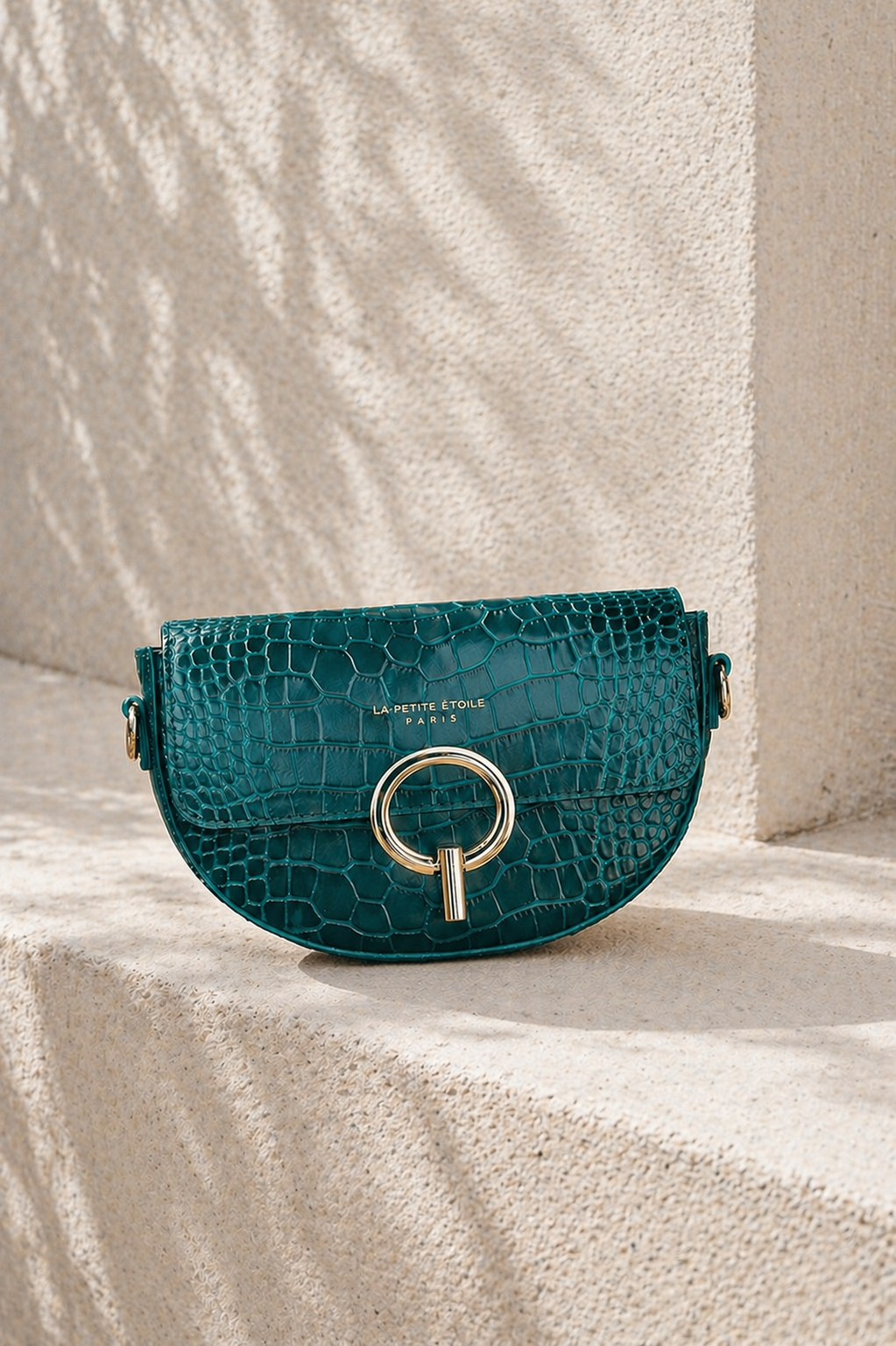 Grüne Krokodilledertasche – Jim