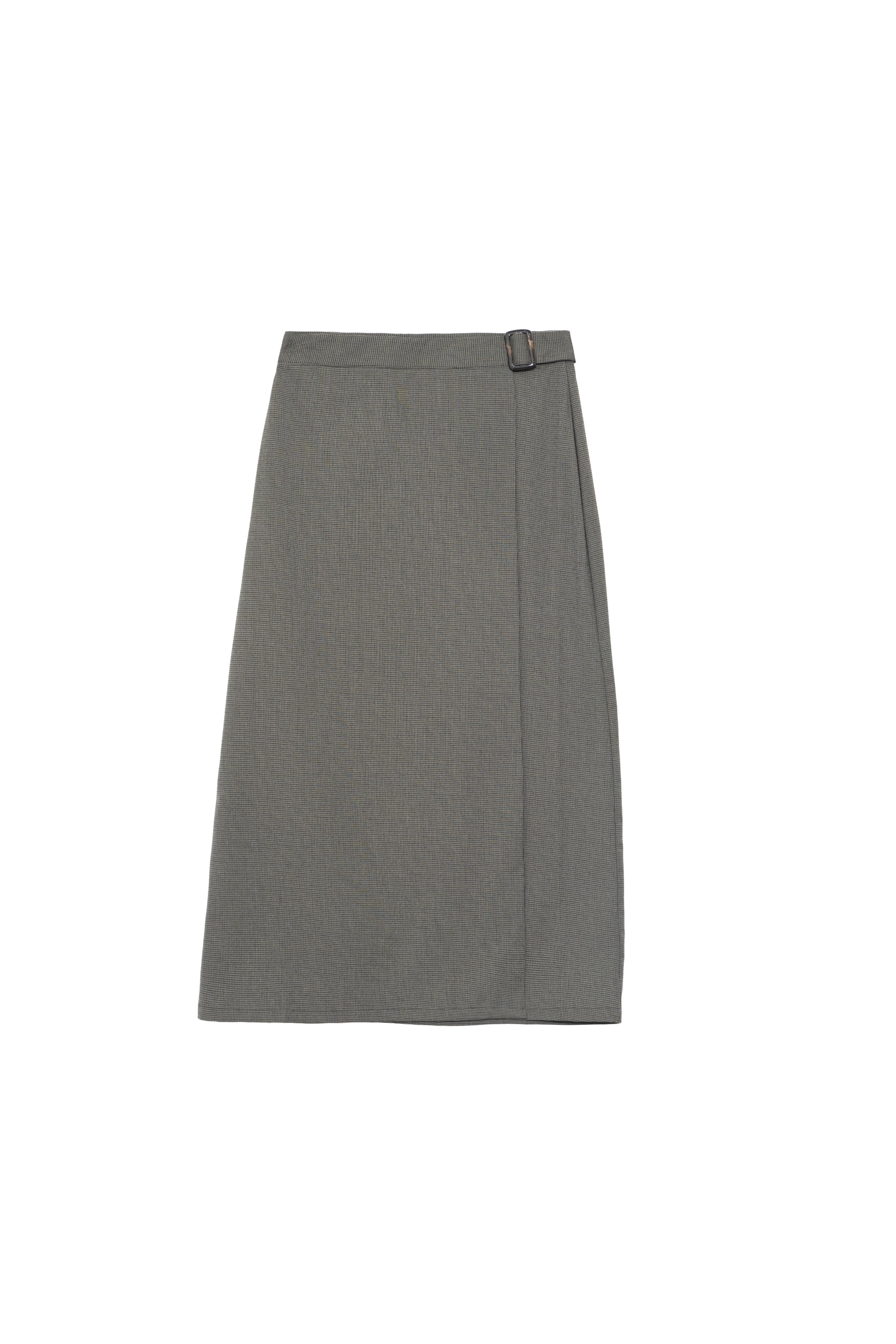 Jupe portefeuille kaki - Jaden