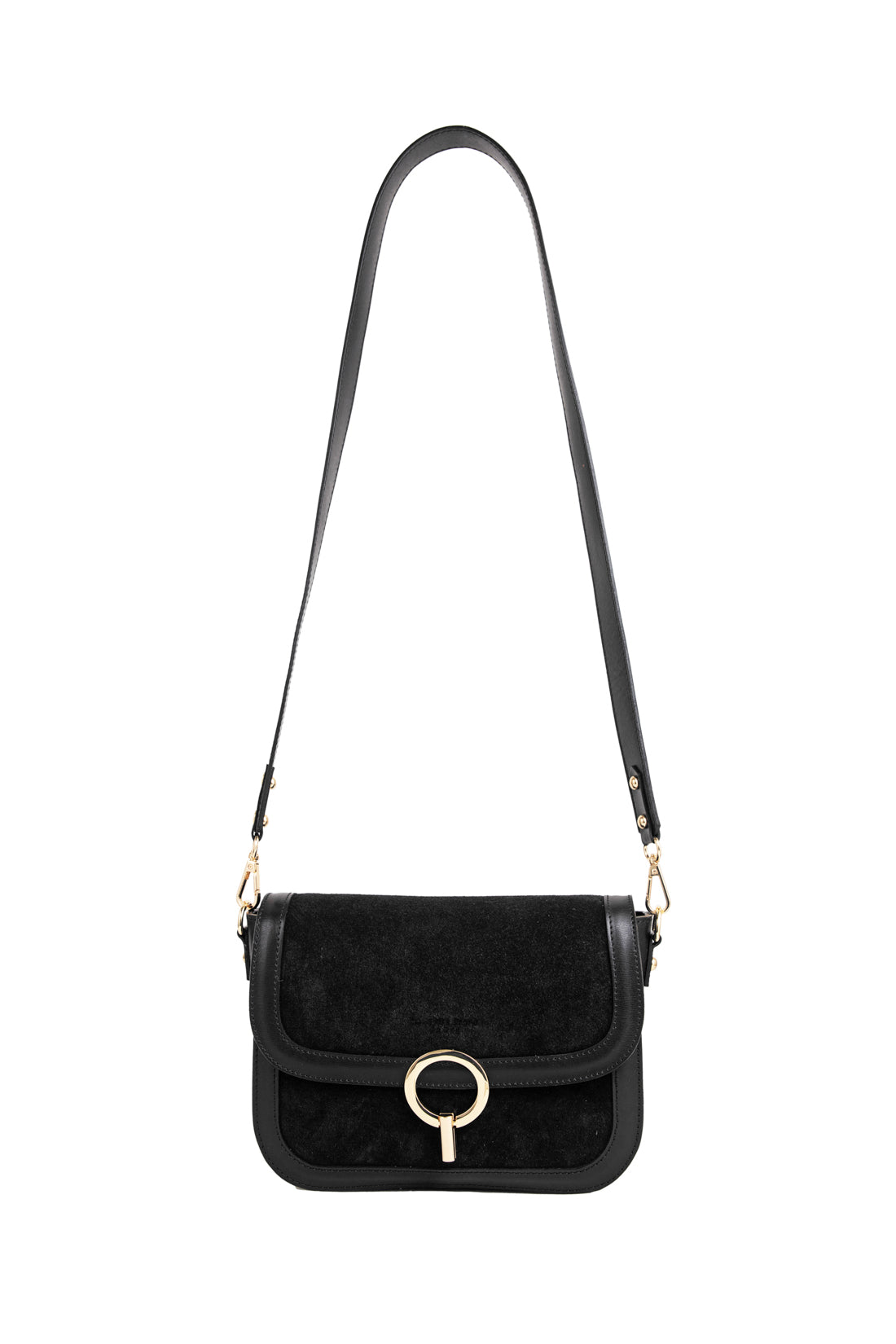 Sac en cuir James - Noir