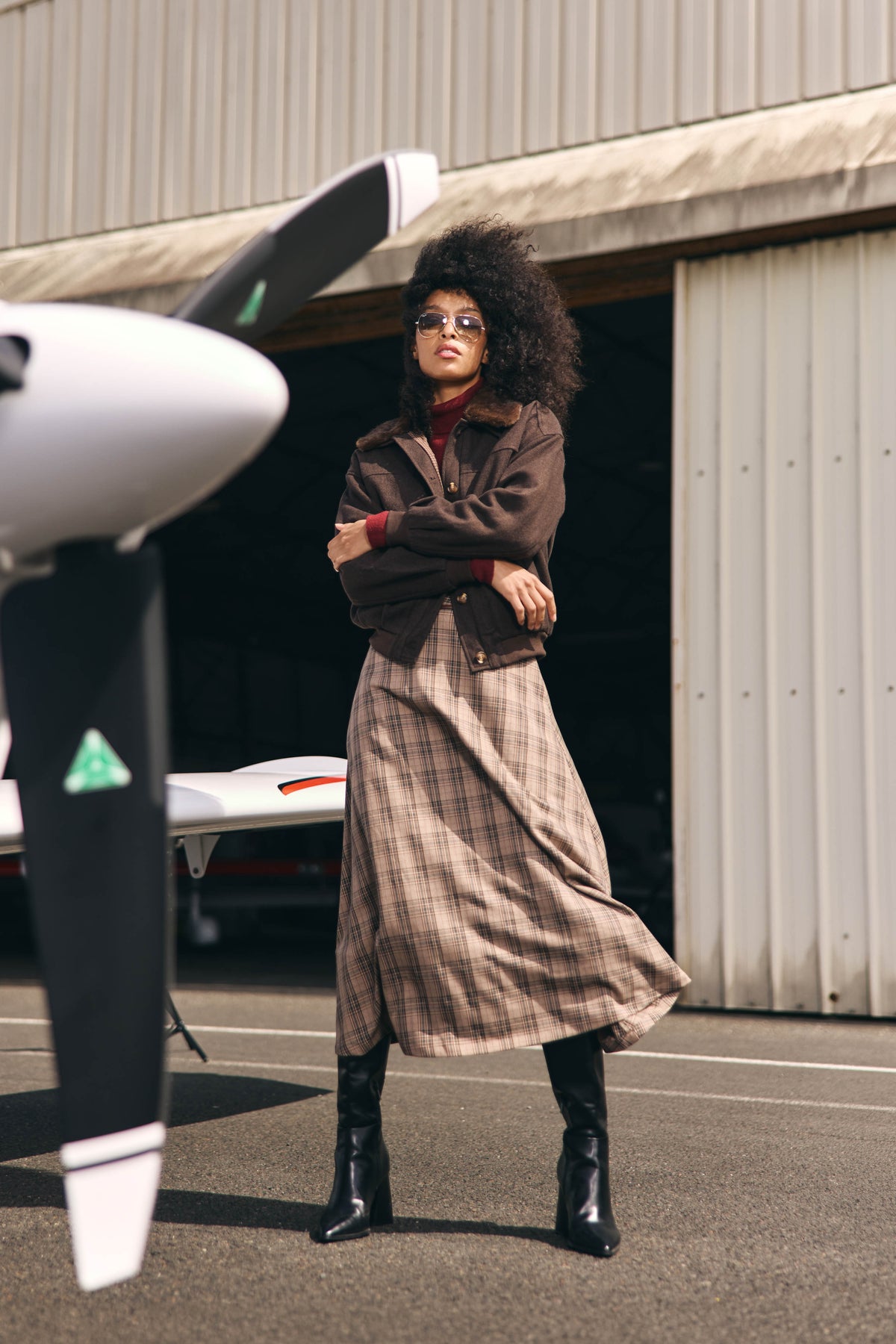 Jayleen - Plaid skirt