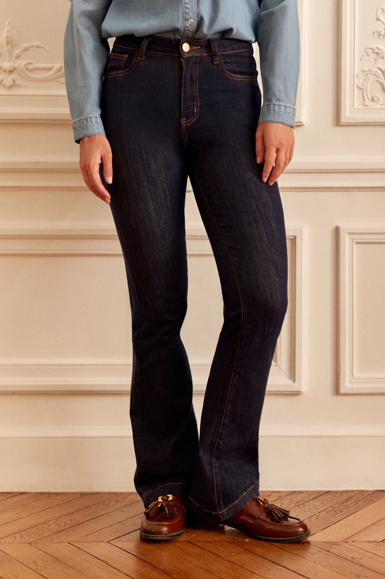 Raw flare jeans - Lancelot