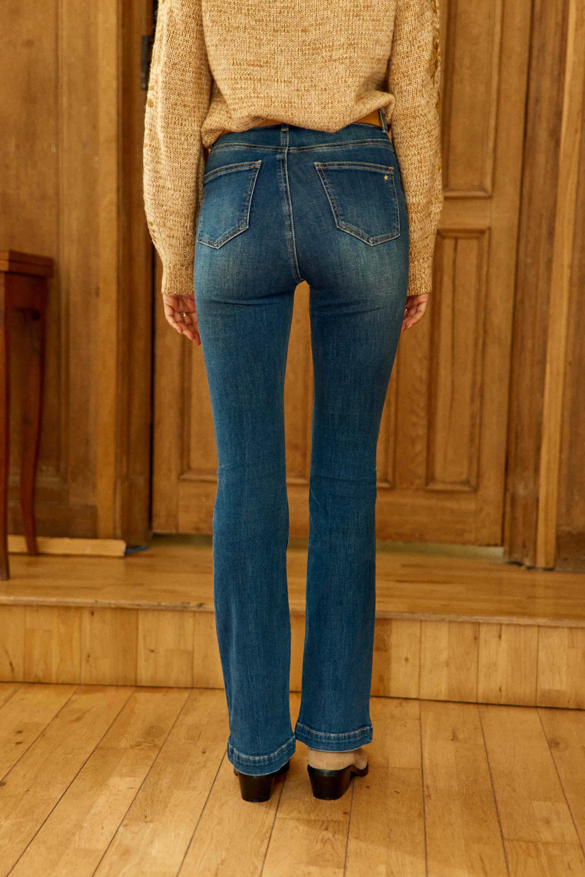 Washed flare jeans - Lancelot