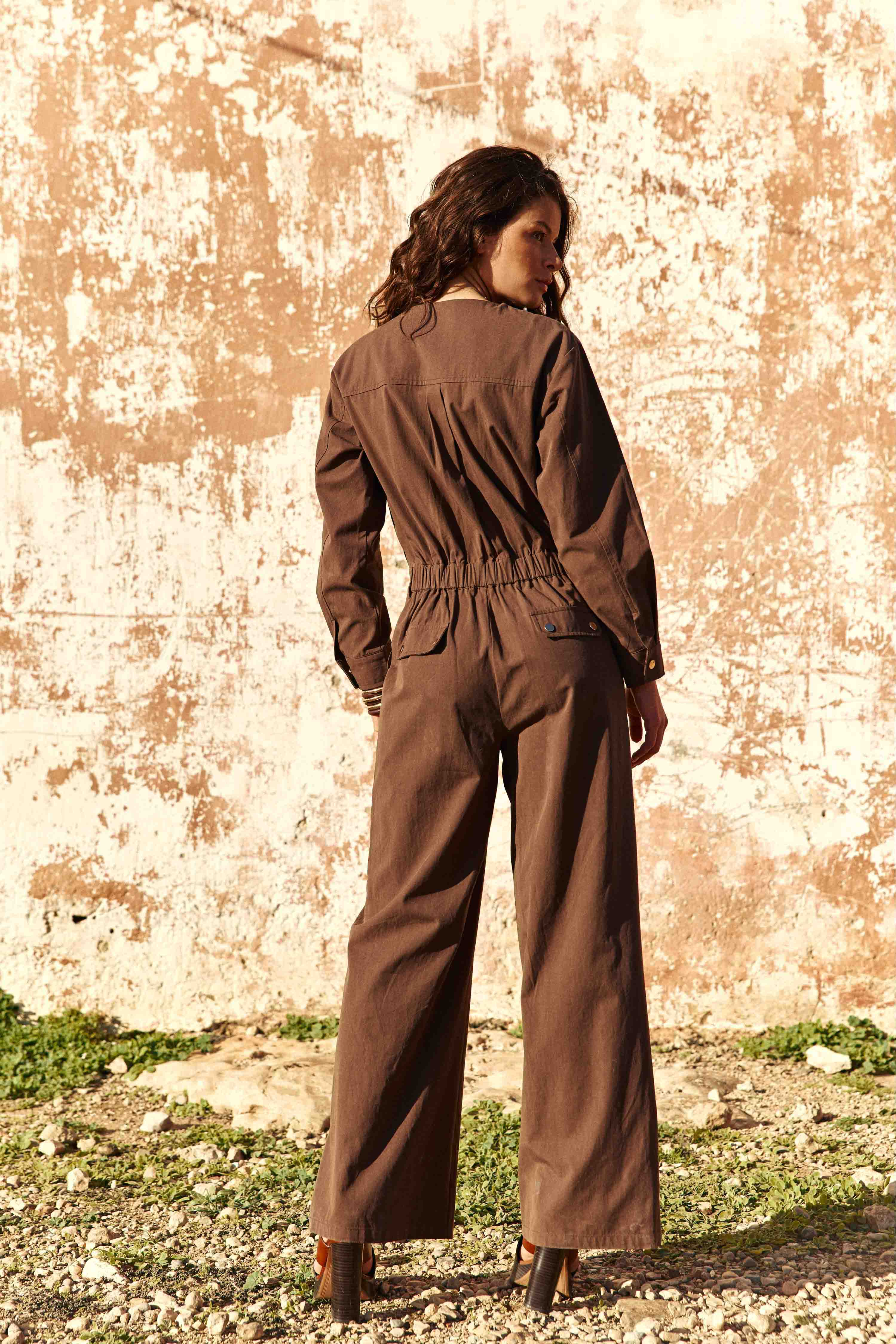 Laura - Combi-pantalon large