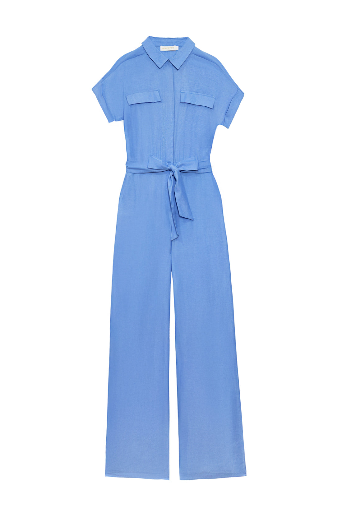Blue straight jumpsuit - Laurine