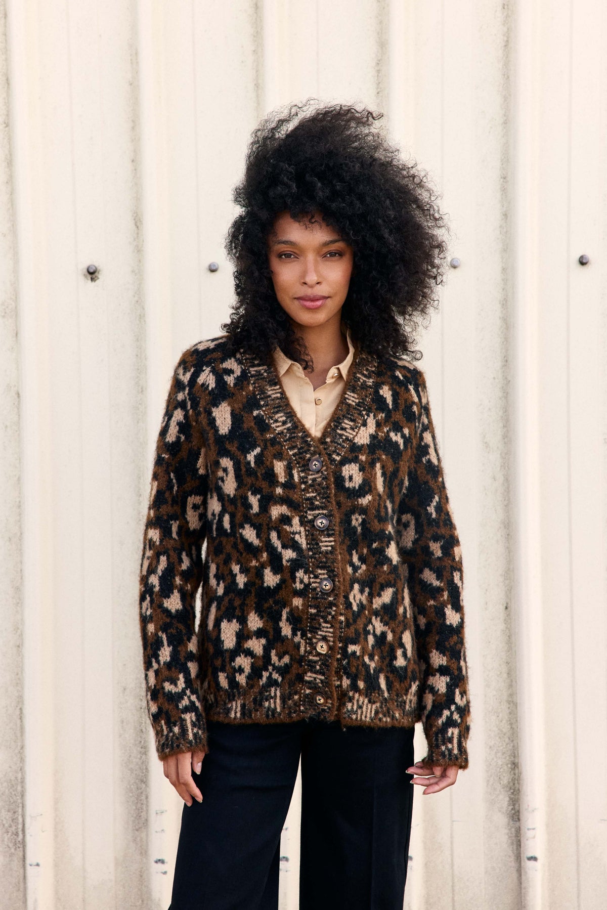 Maeve - Gilet léopard