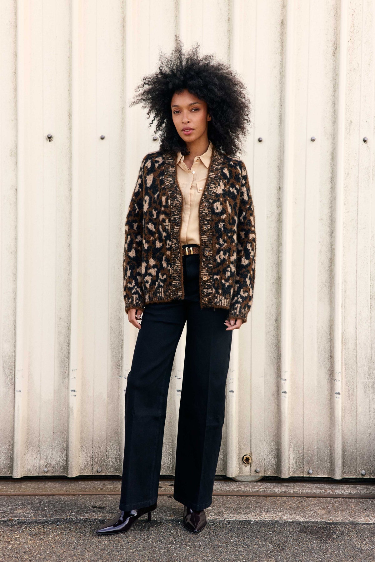 Maeve - Gilet léopard