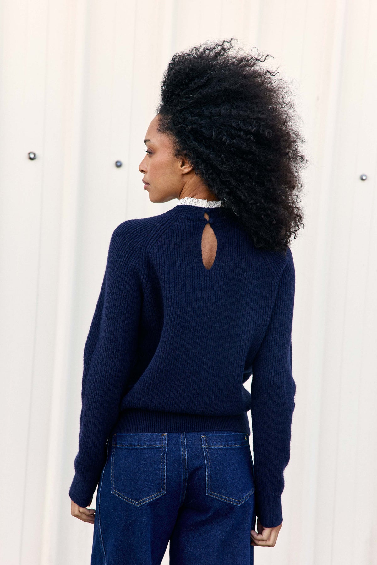 Malva - Pull col montant
