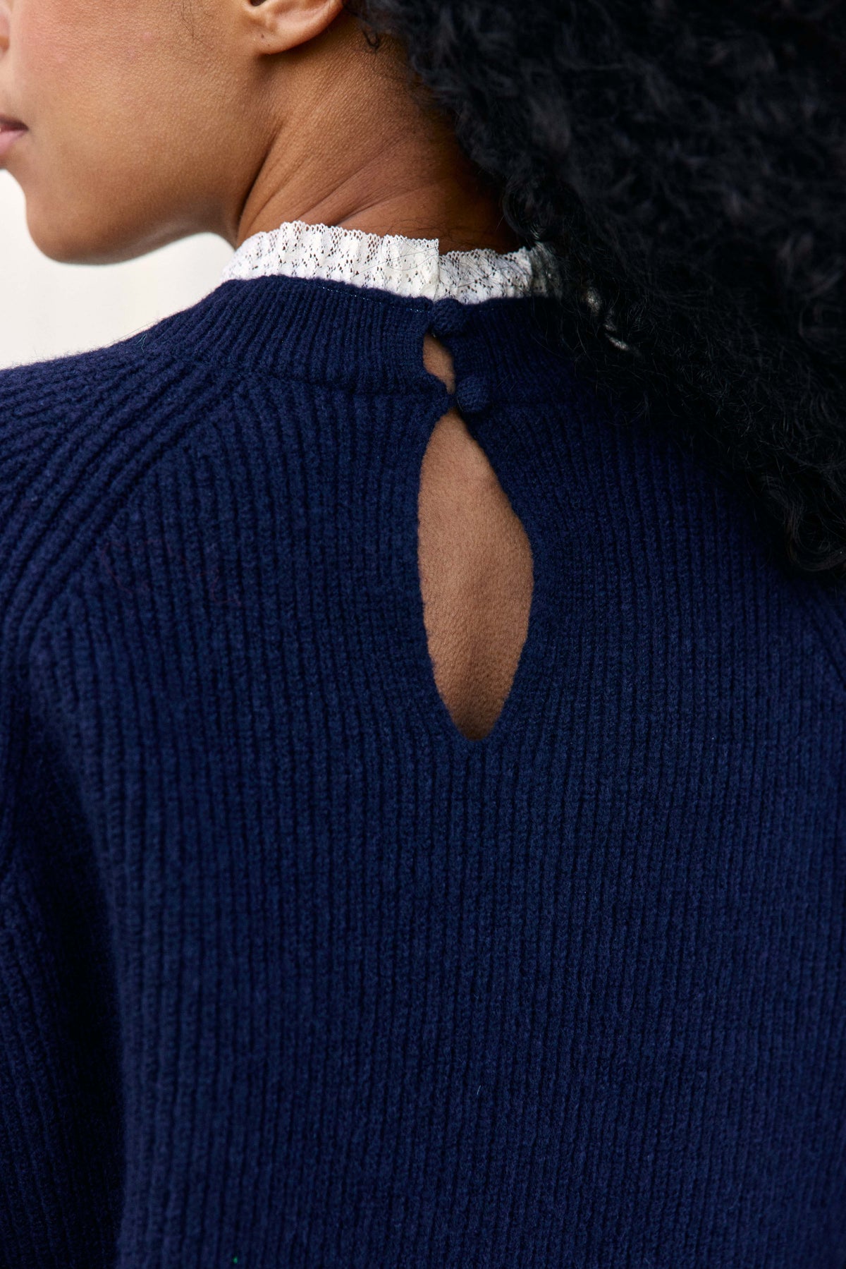 Malva - Pull col montant