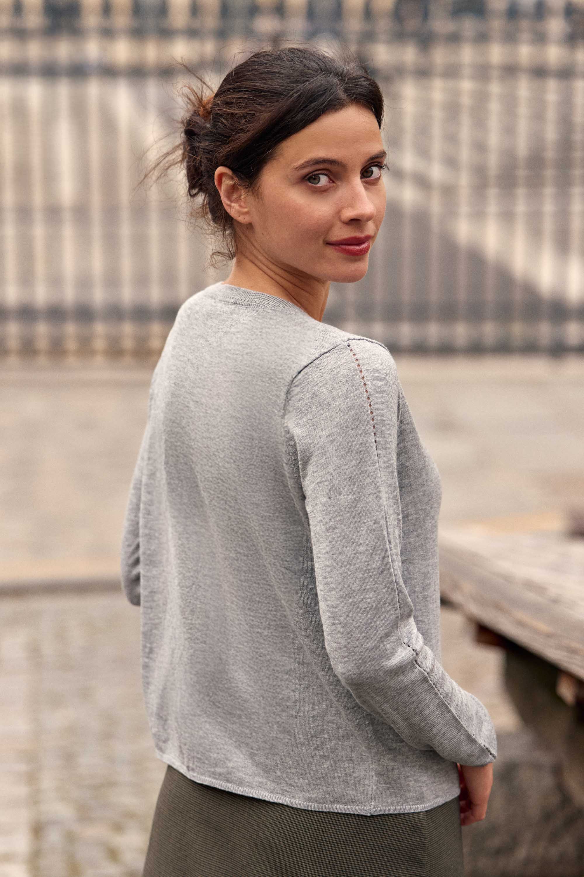 Twin set Mandel - Gris Chiné