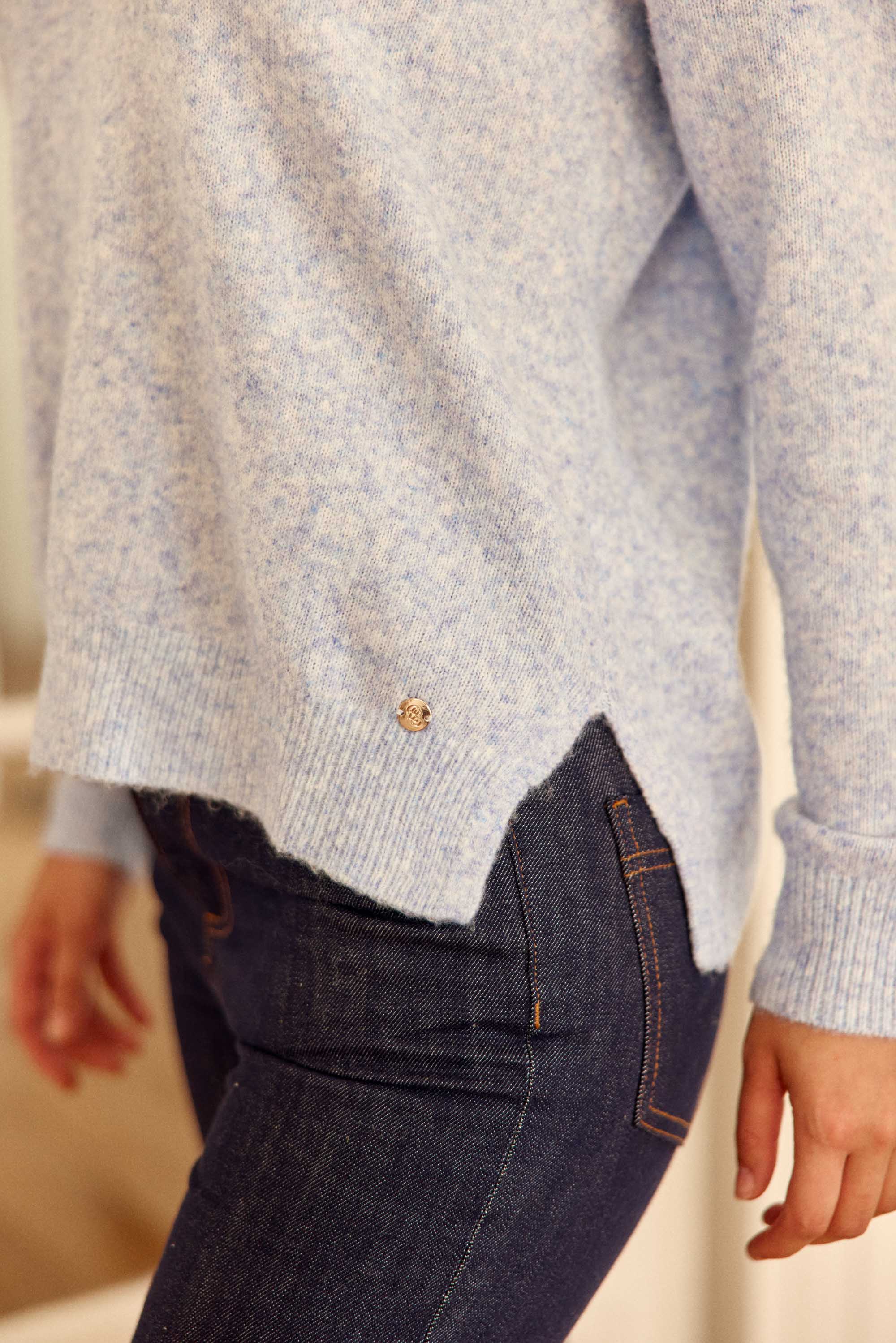 Pull Mantia - Bleu ciel