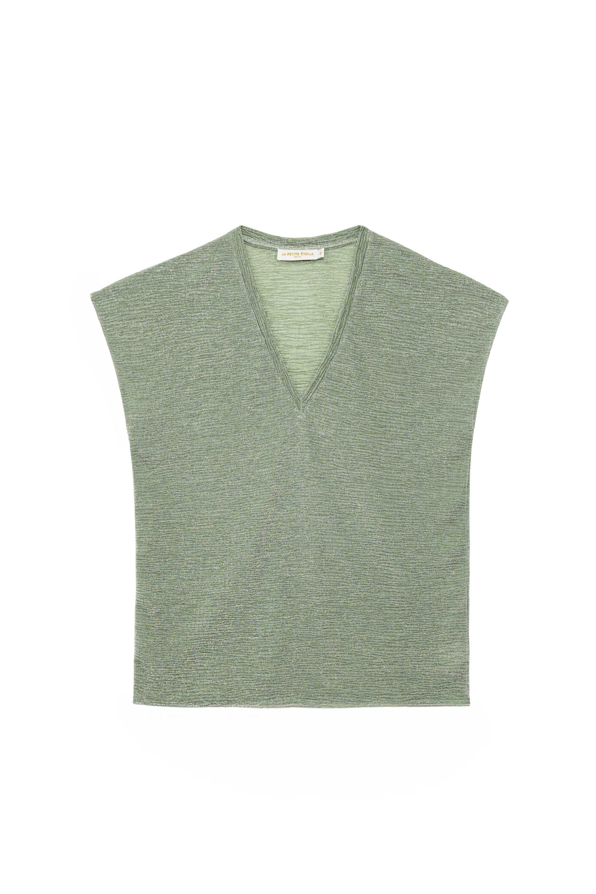 T-shirt vert amande - Marcelina