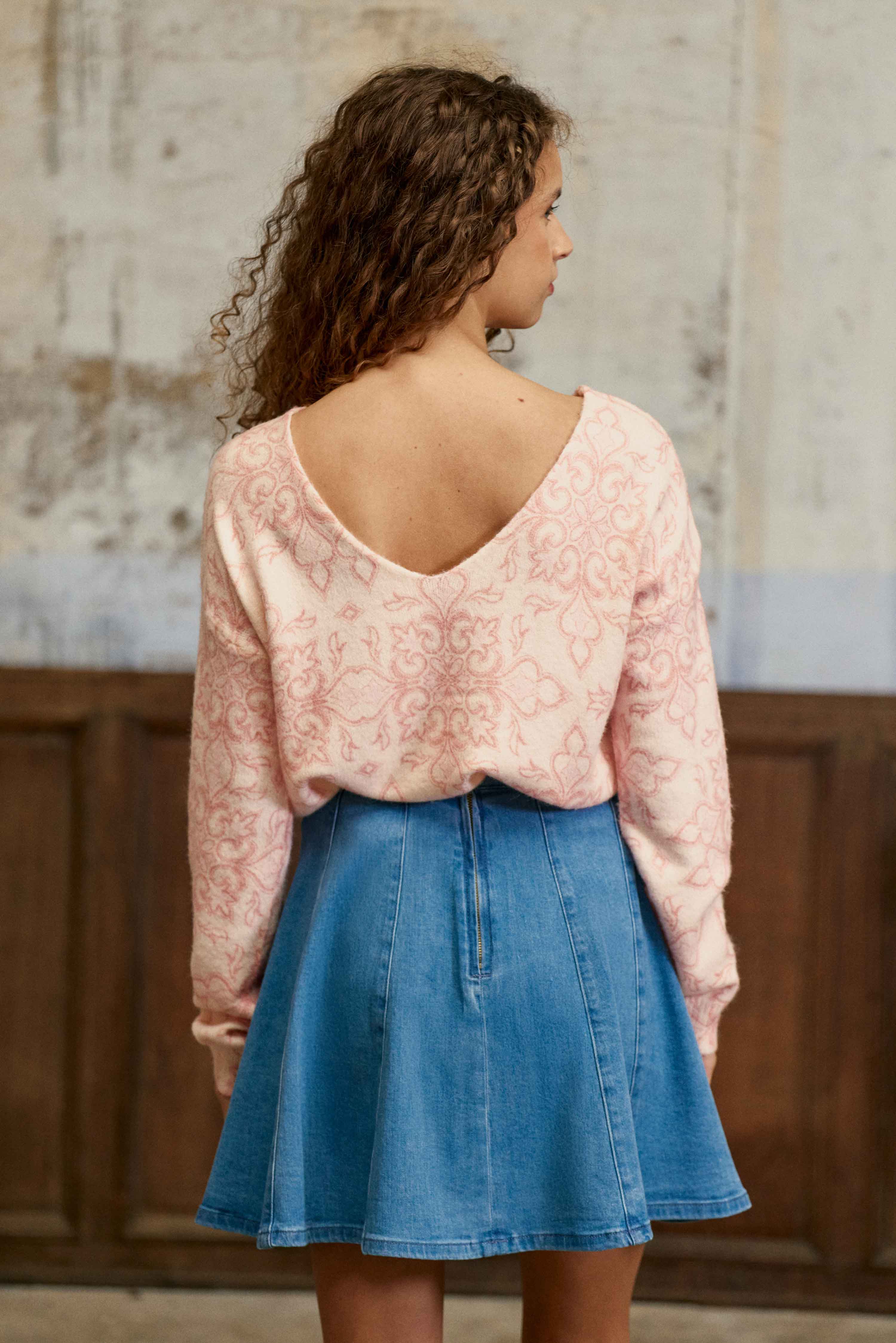 Pull imprimés réversible – Margot