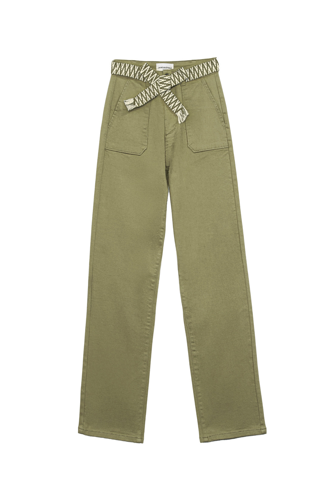 Marisol straight-leg pants - Khaki