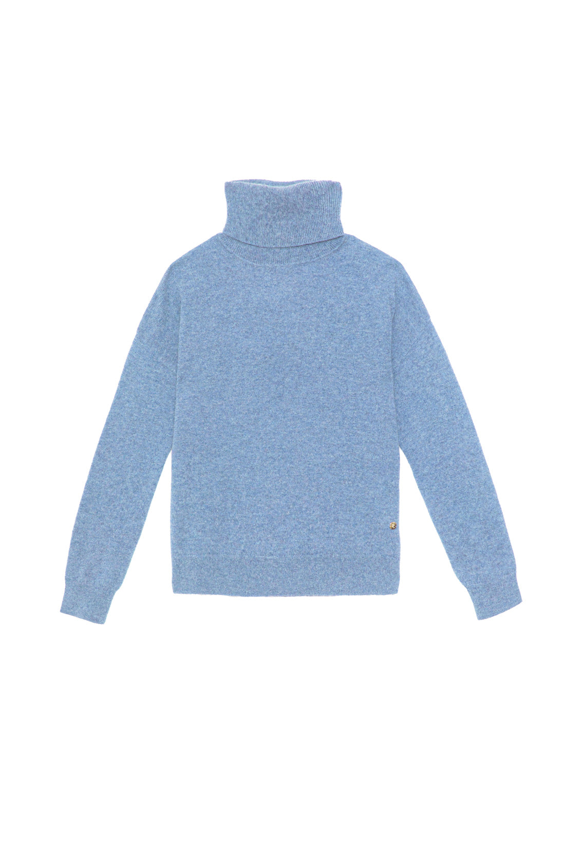 Pull col roulé Marlen - Bleu