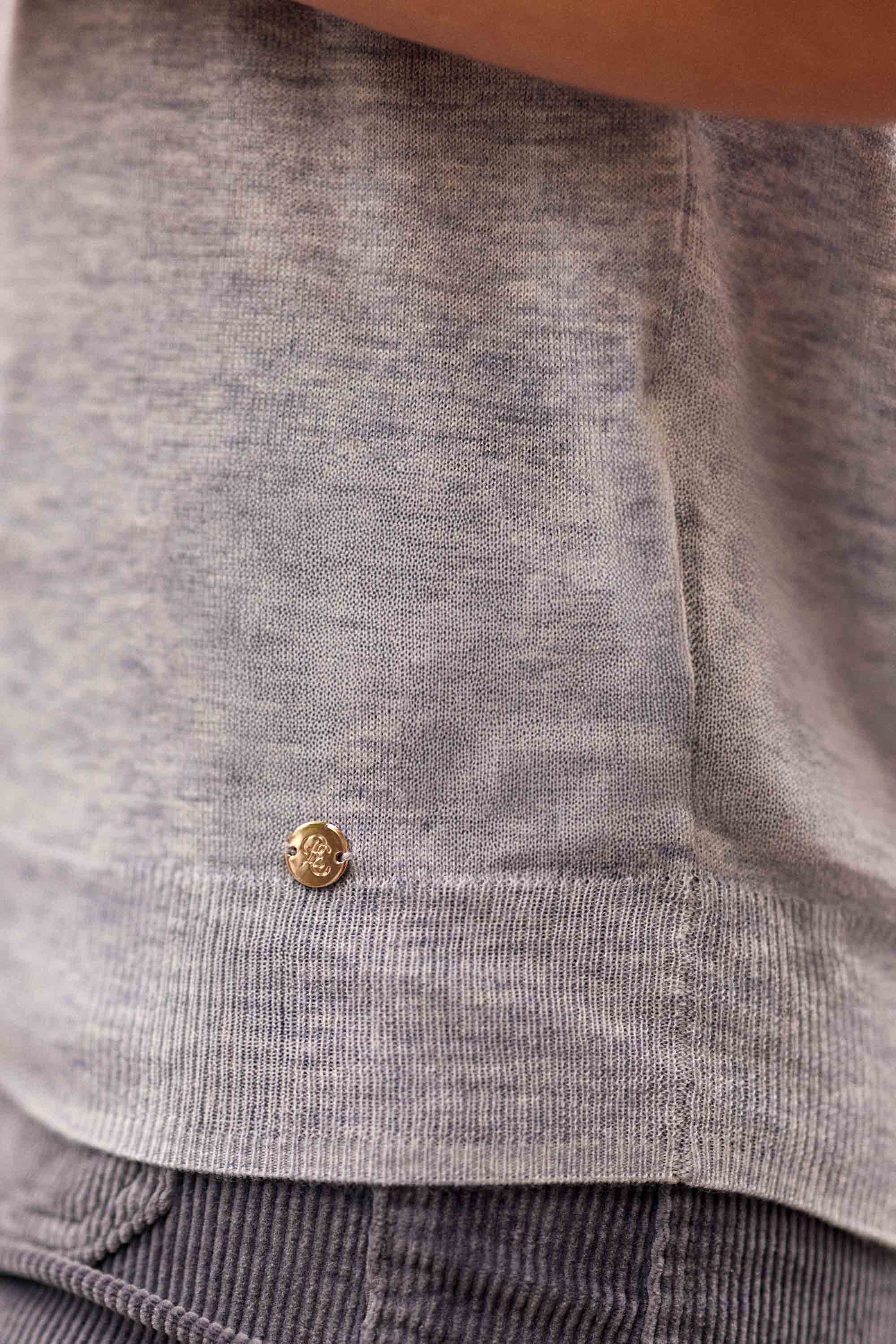 Grey sleeveless sweater - Marley