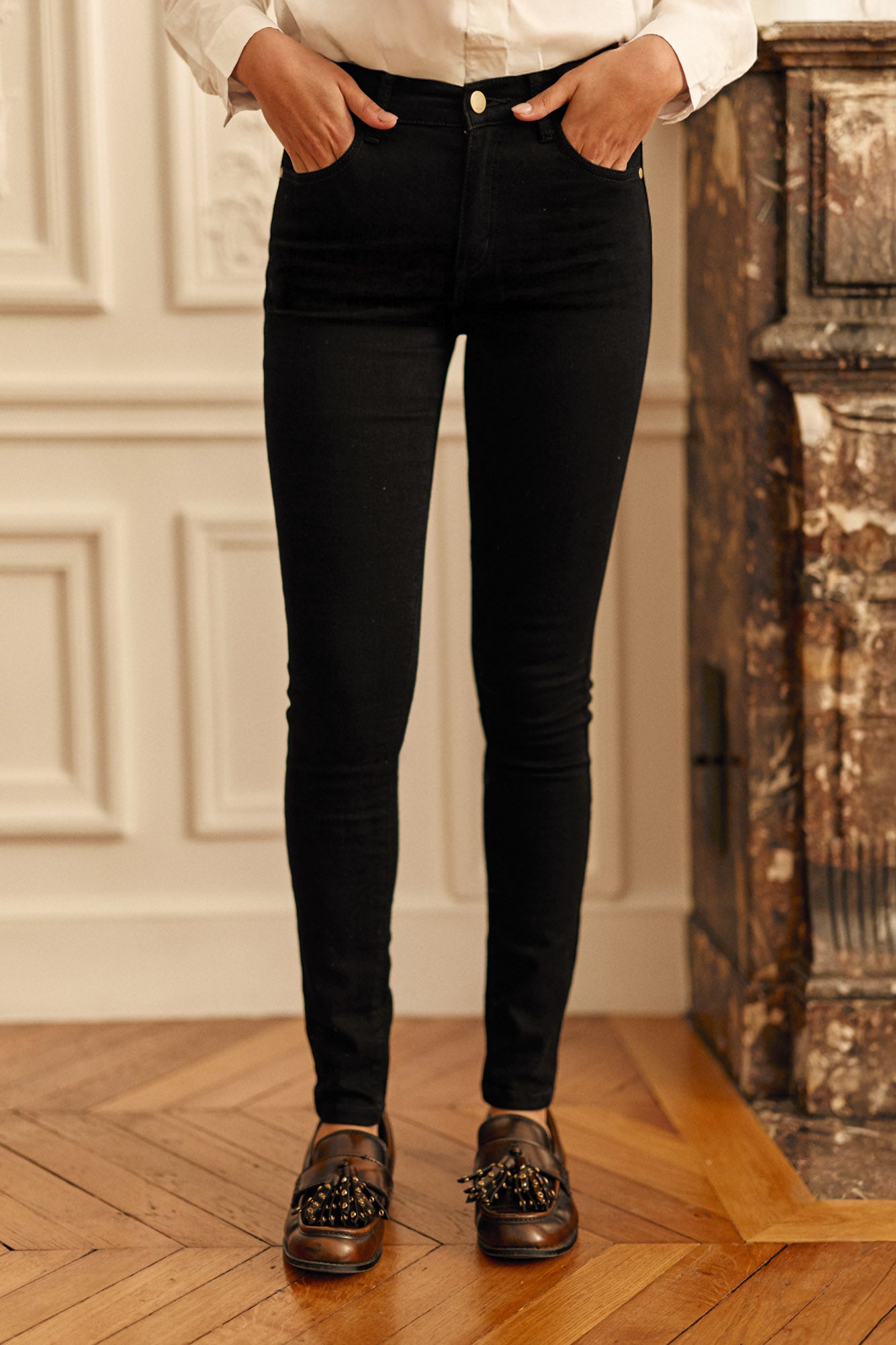 Black skinny jeans - Maude