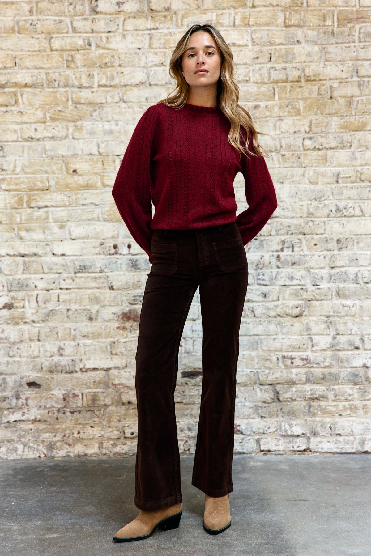 Maxine - Pullover mit Fantasiemuster