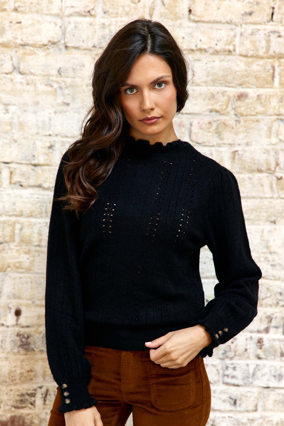 Maxine - Strickpullover mit Fantasiemuster