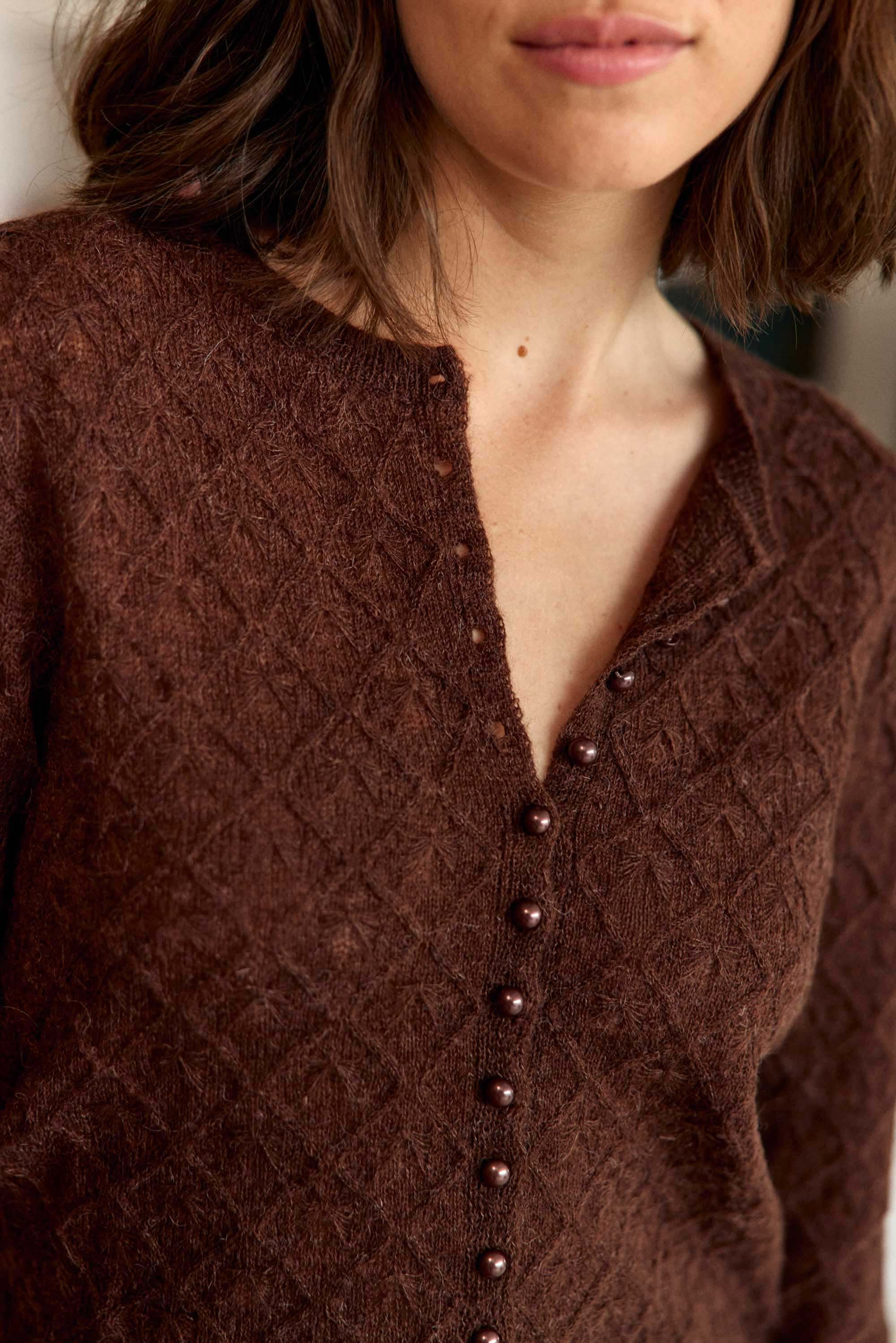 Gilet Meg - Marron