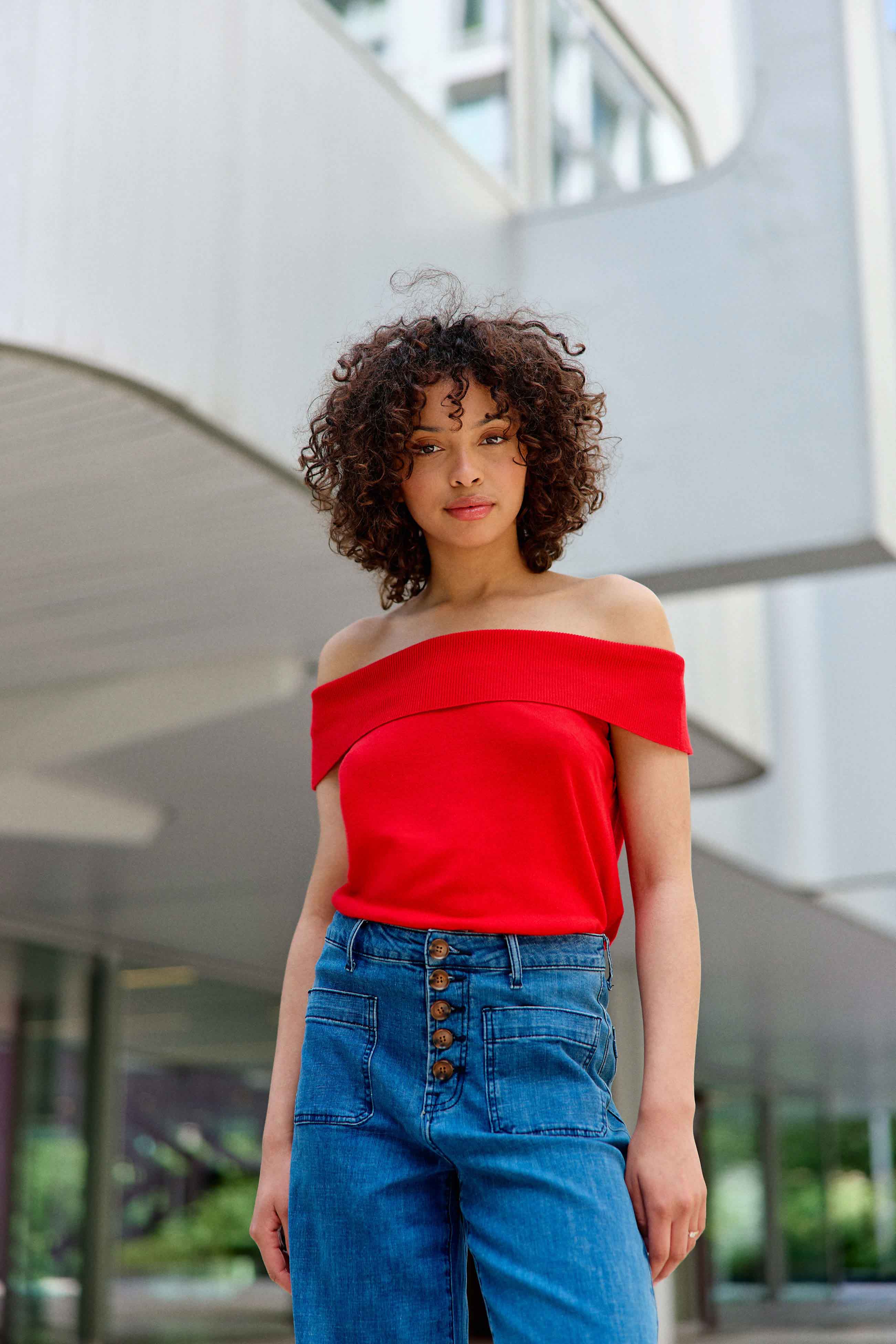 Pull rouge - Megan