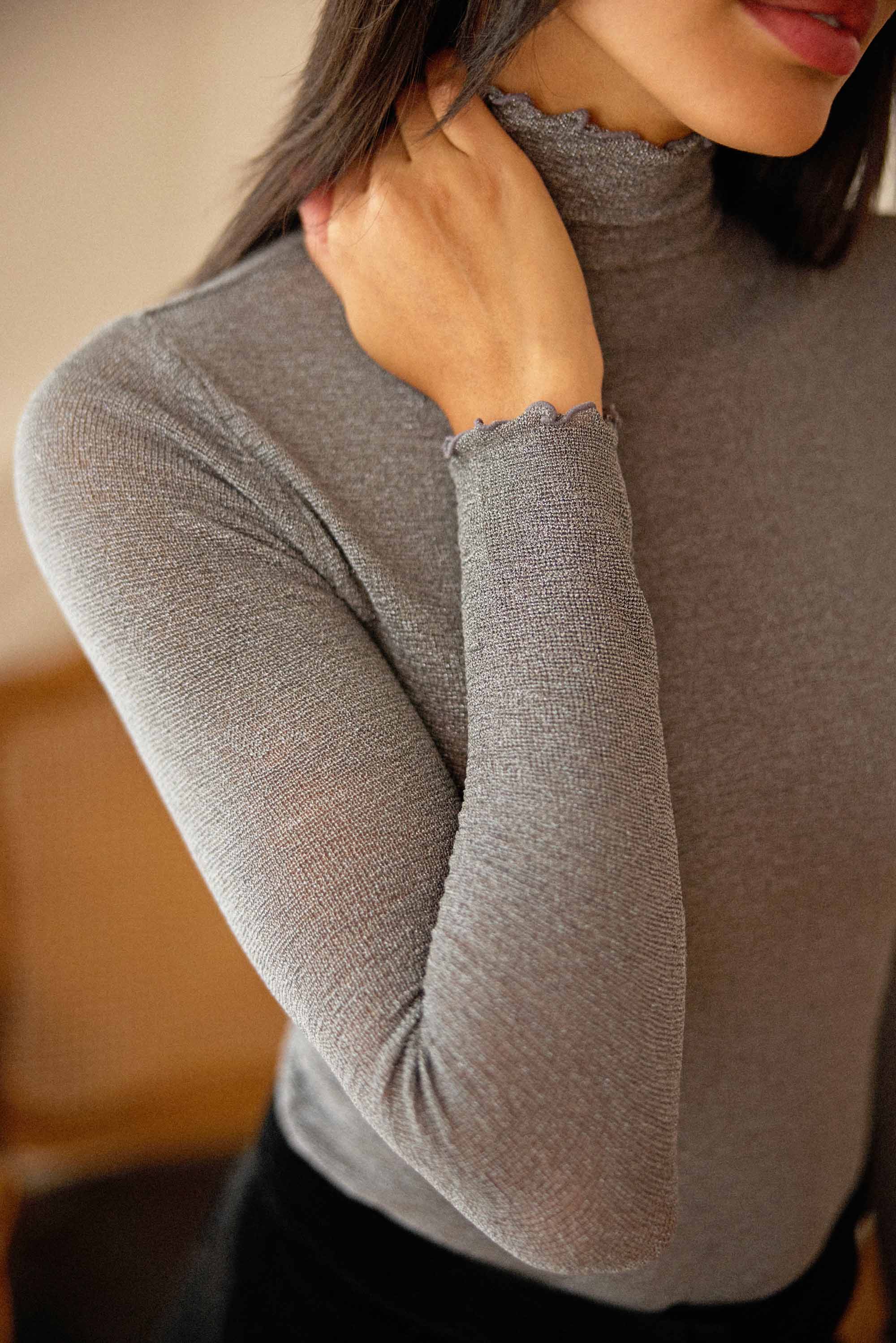 Pull argenté - Meko