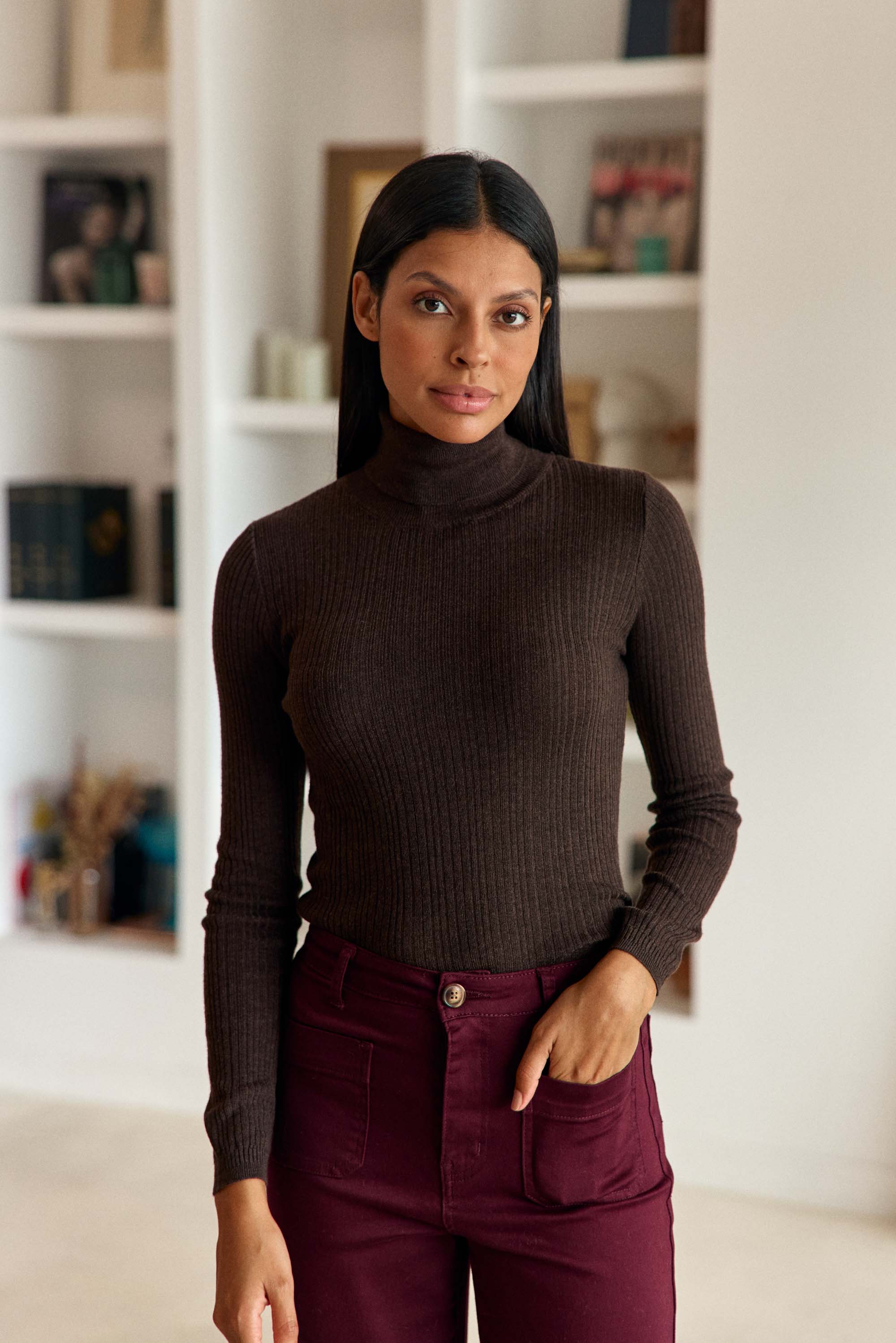 Pull Melena - Marron