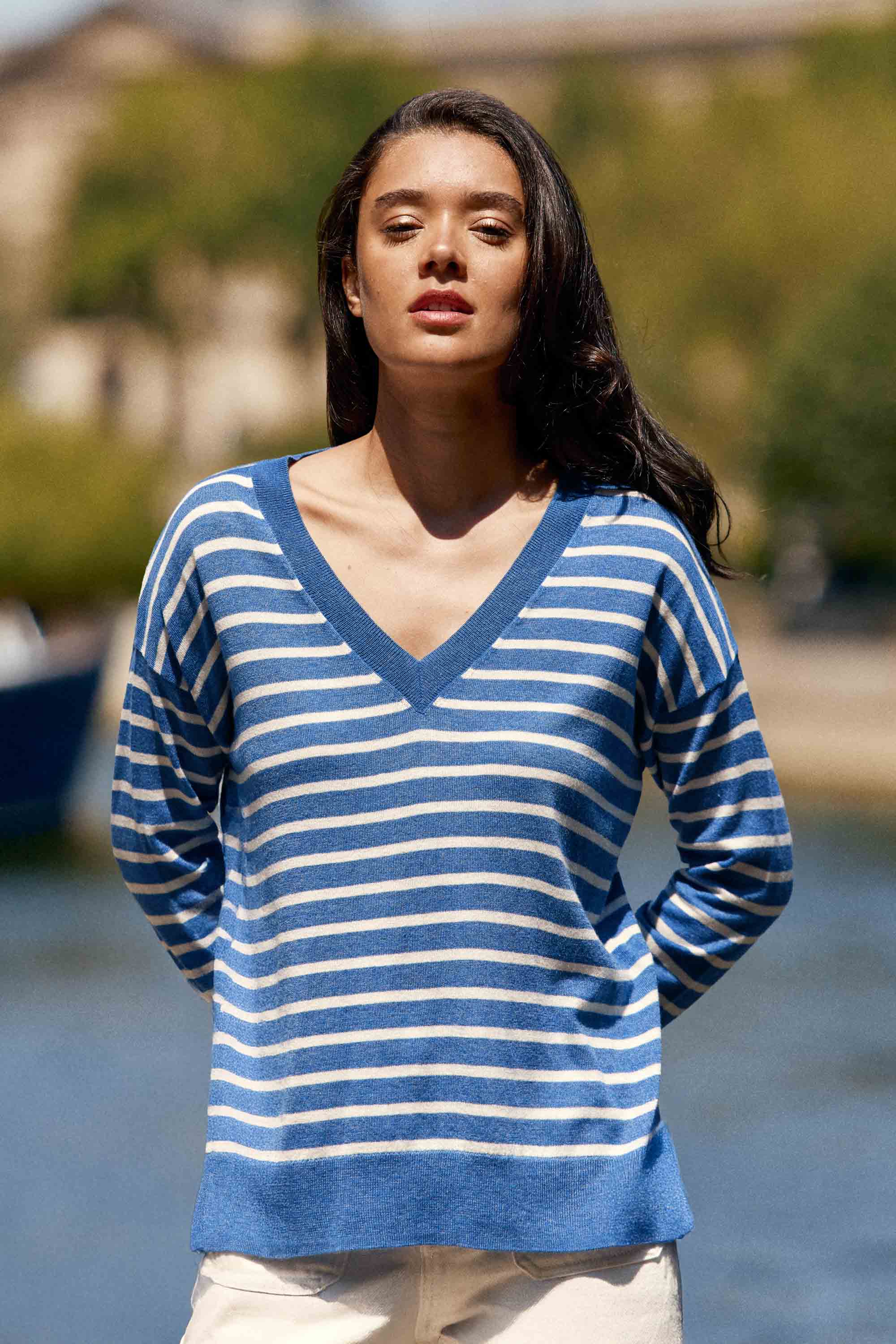 Striped sailor sweater - Melyo