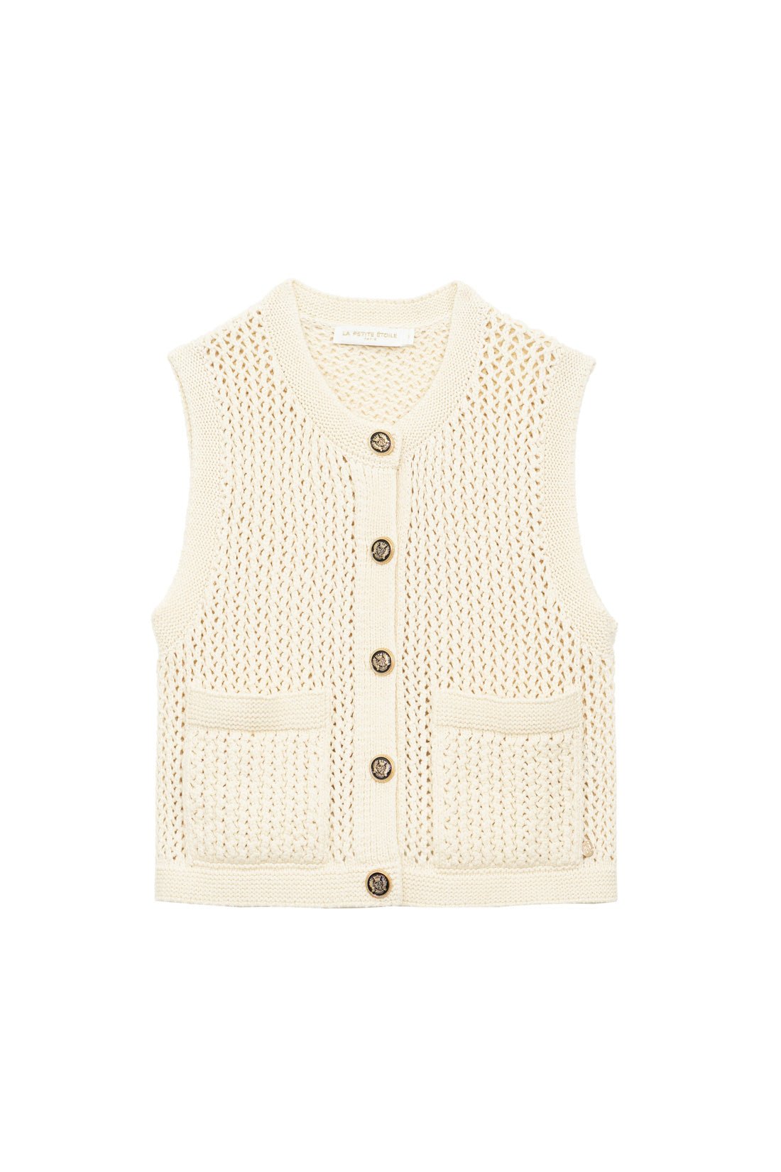 Ecru Vest - Milana