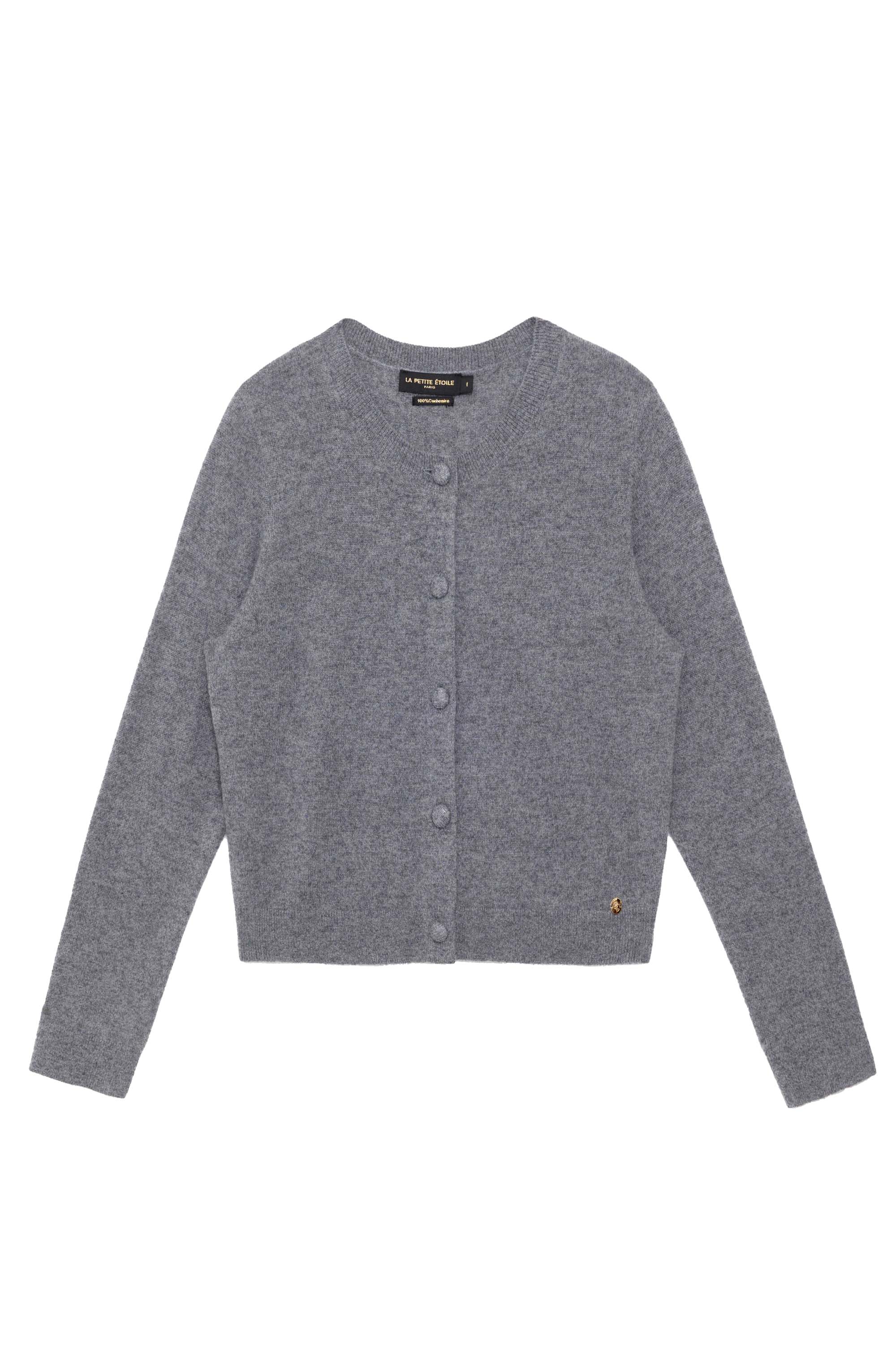 Gilet cachemire gris chiné - Misha