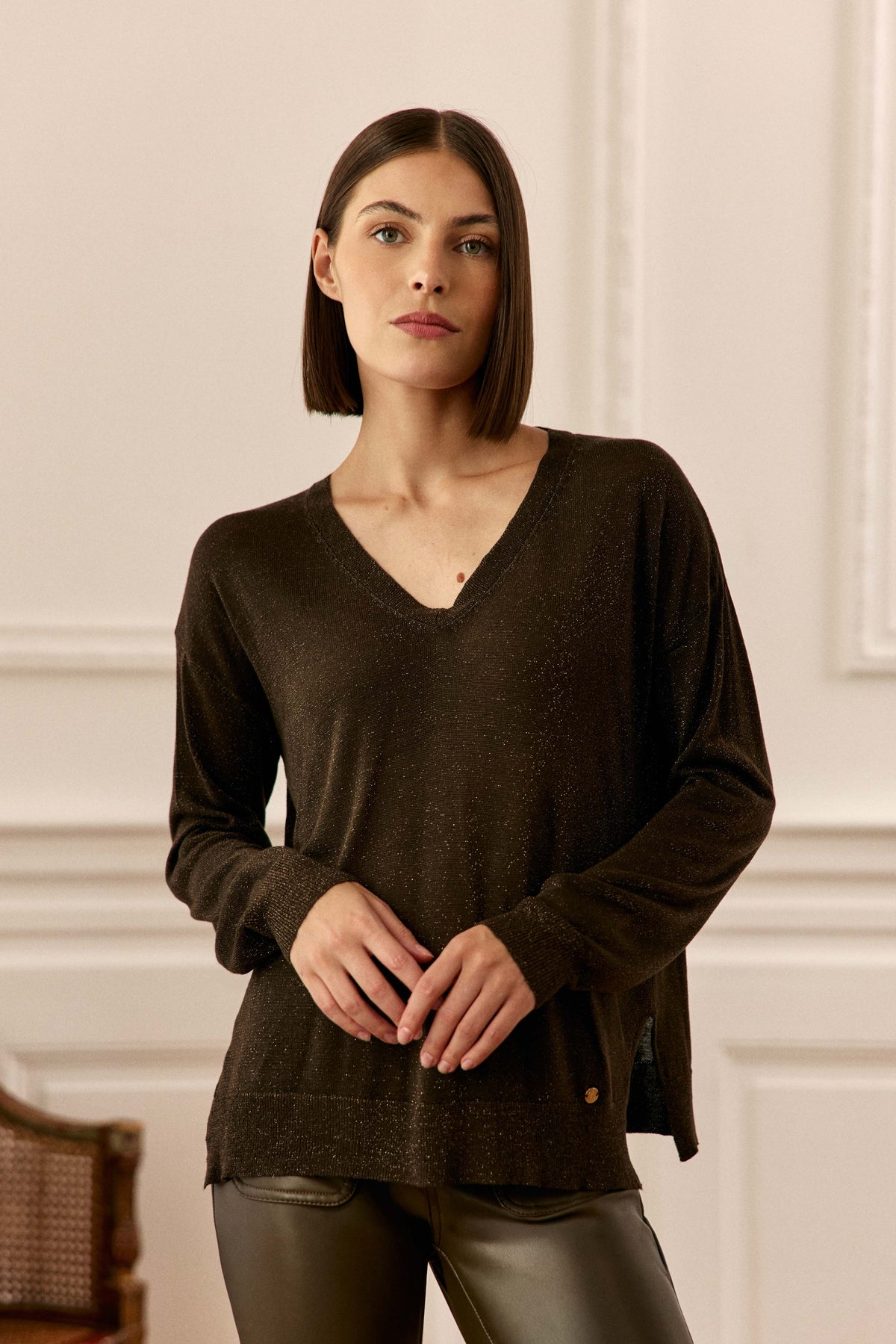 Monnyta - Pullover mit geradem Schnitt