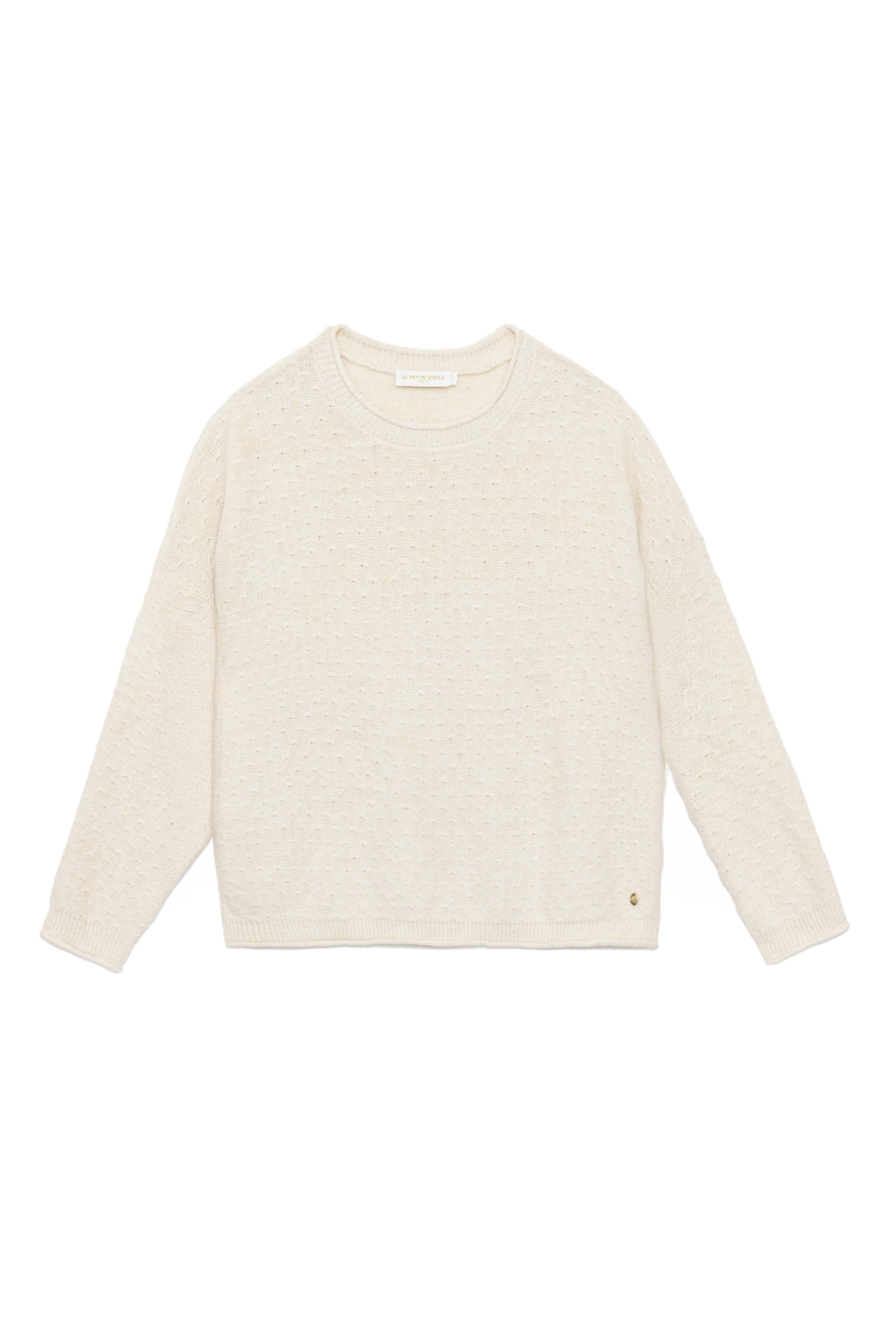 Pull effet chiné beige clair – Mossy