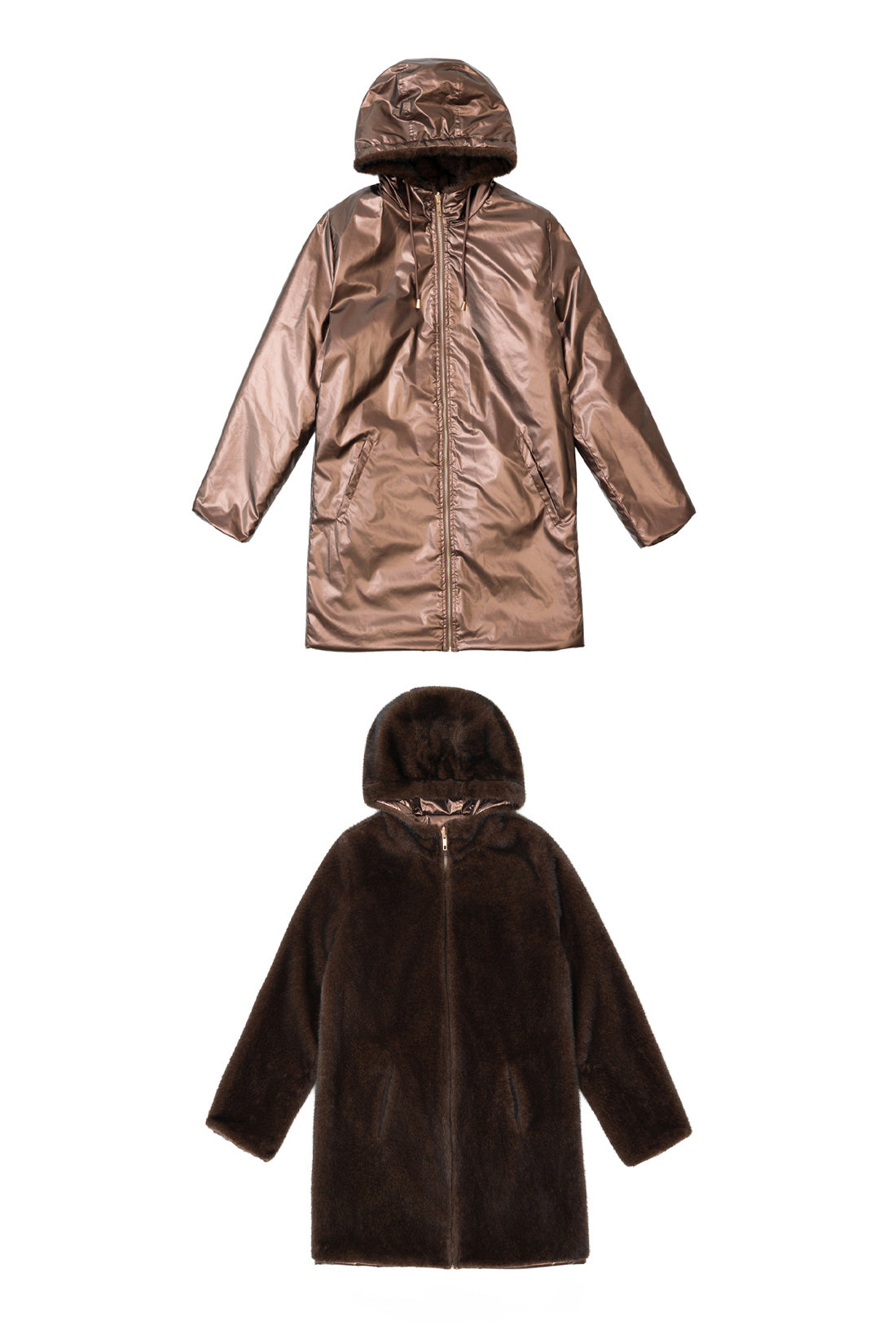 Nainy Raincoat - Brown