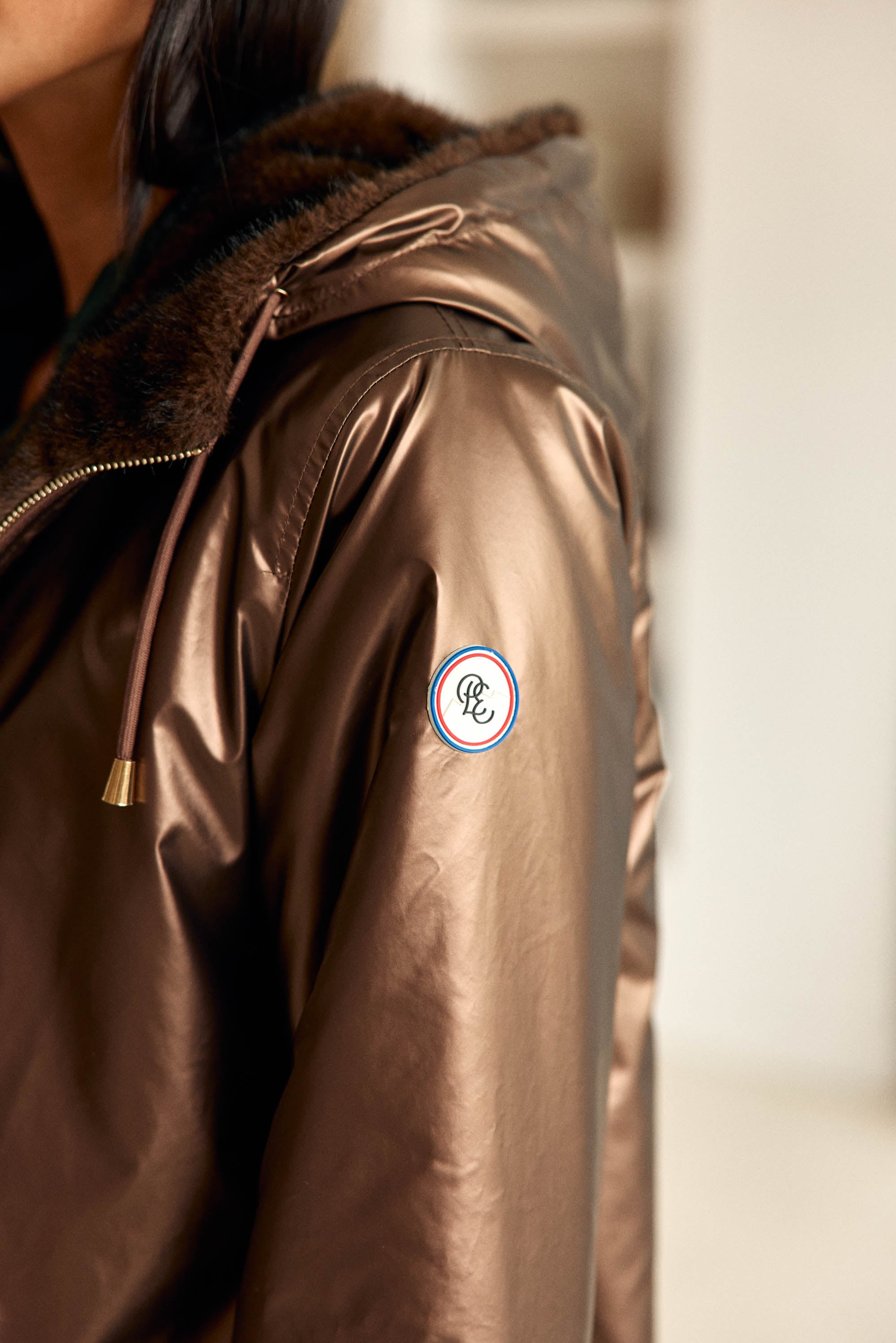 Nainy Raincoat - Brown