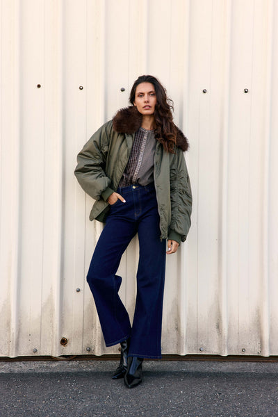 Naria - Oversized bomber jacket