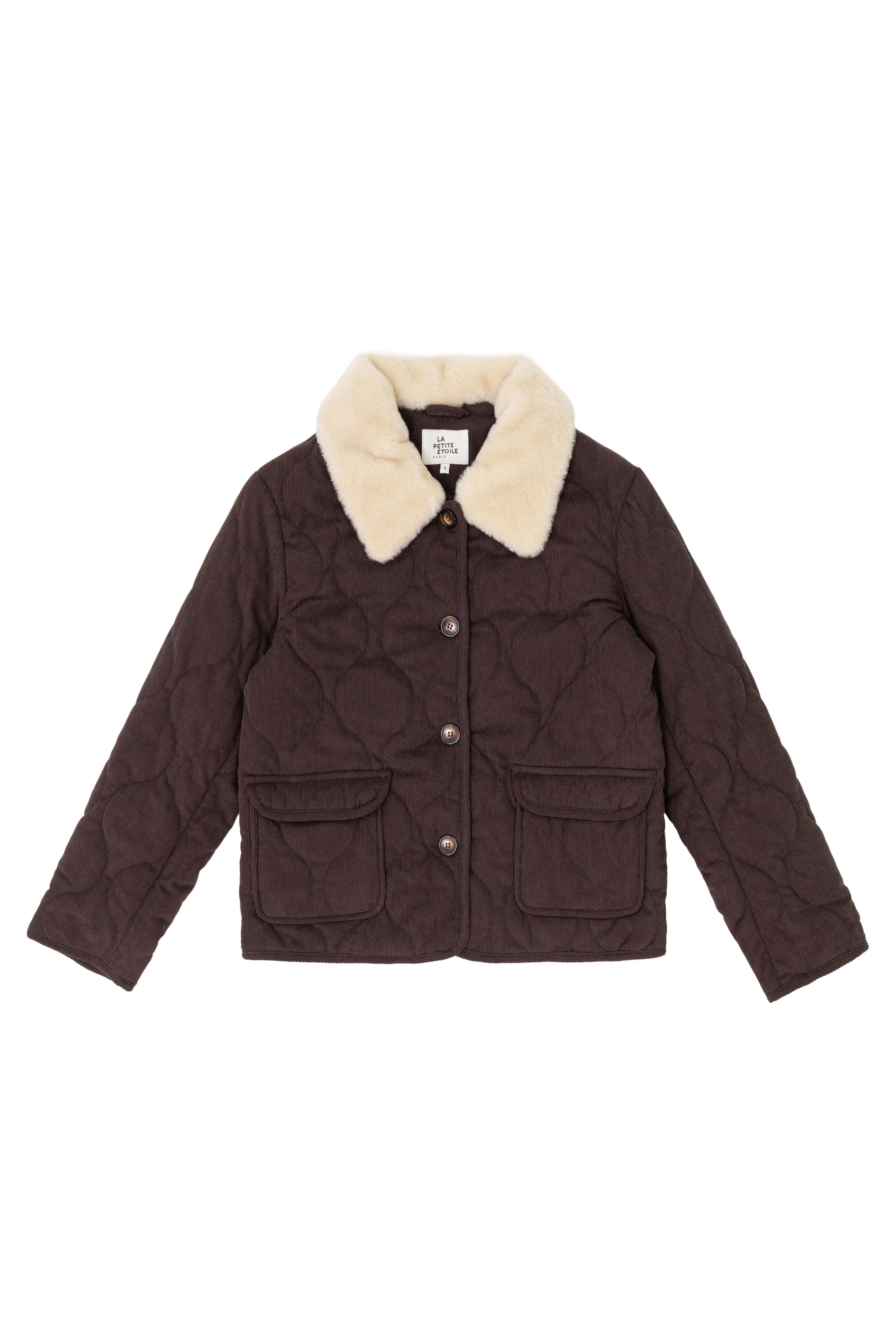 Nattia - Manteau en velours