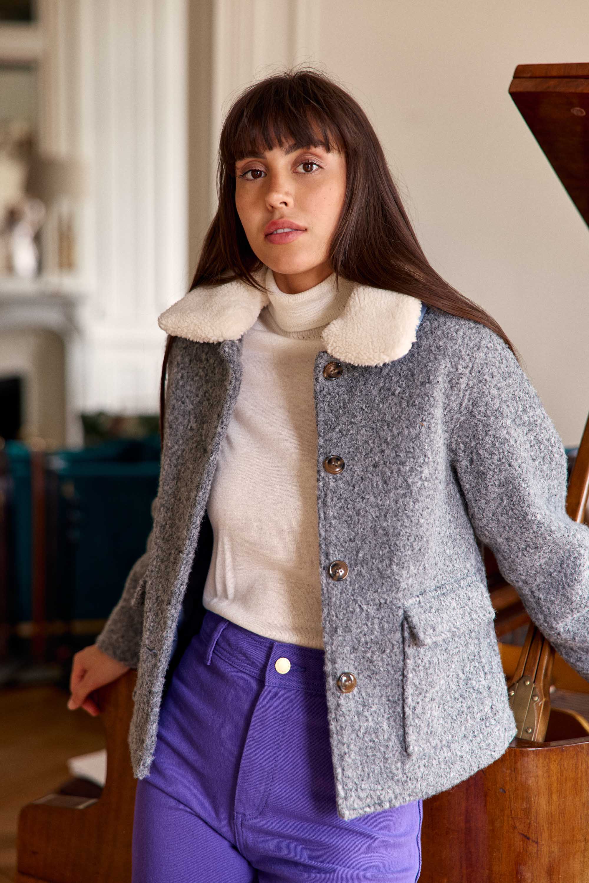 Manteau Nattie - Gris