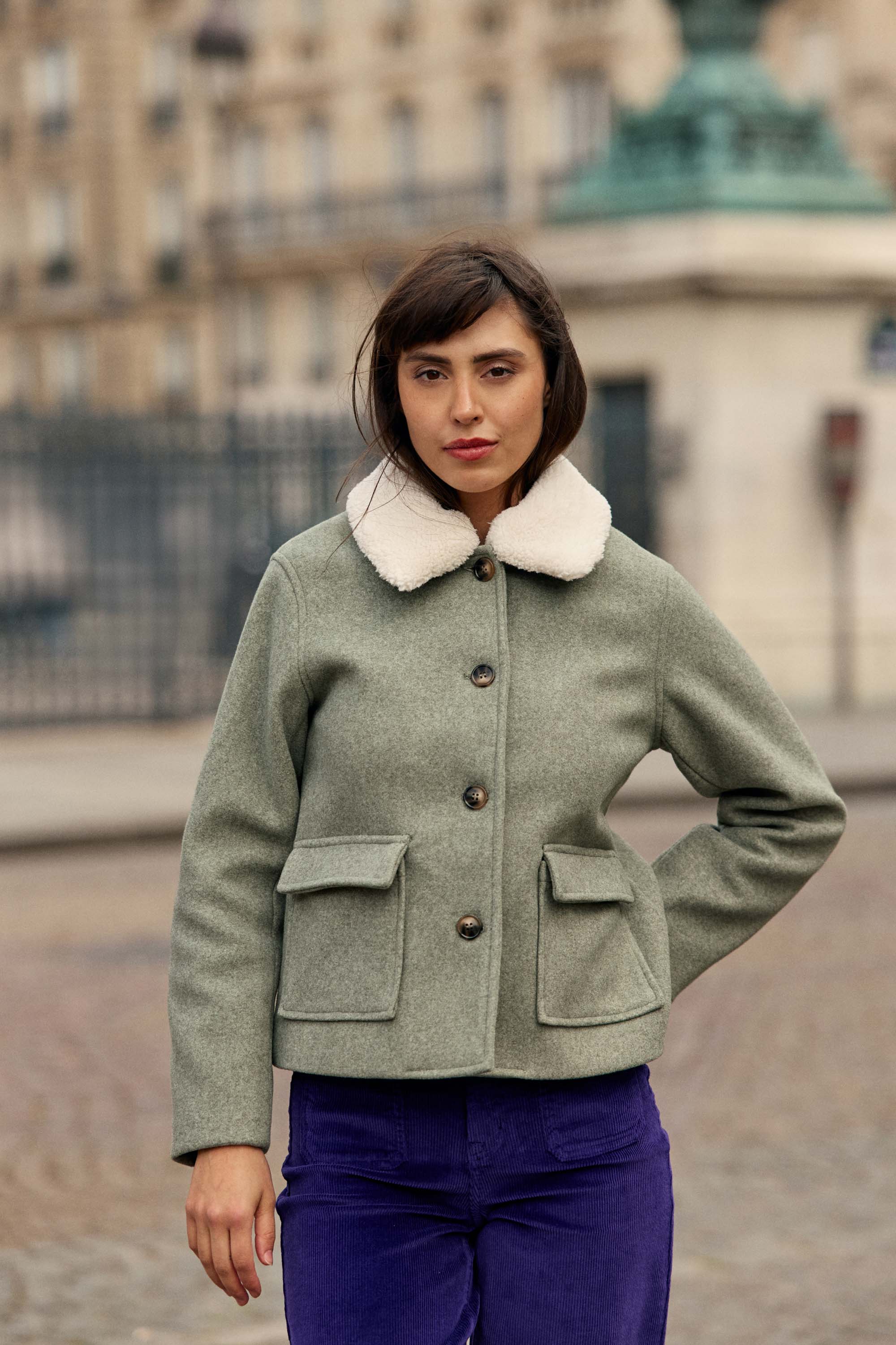 Nattie Coat - Khaki