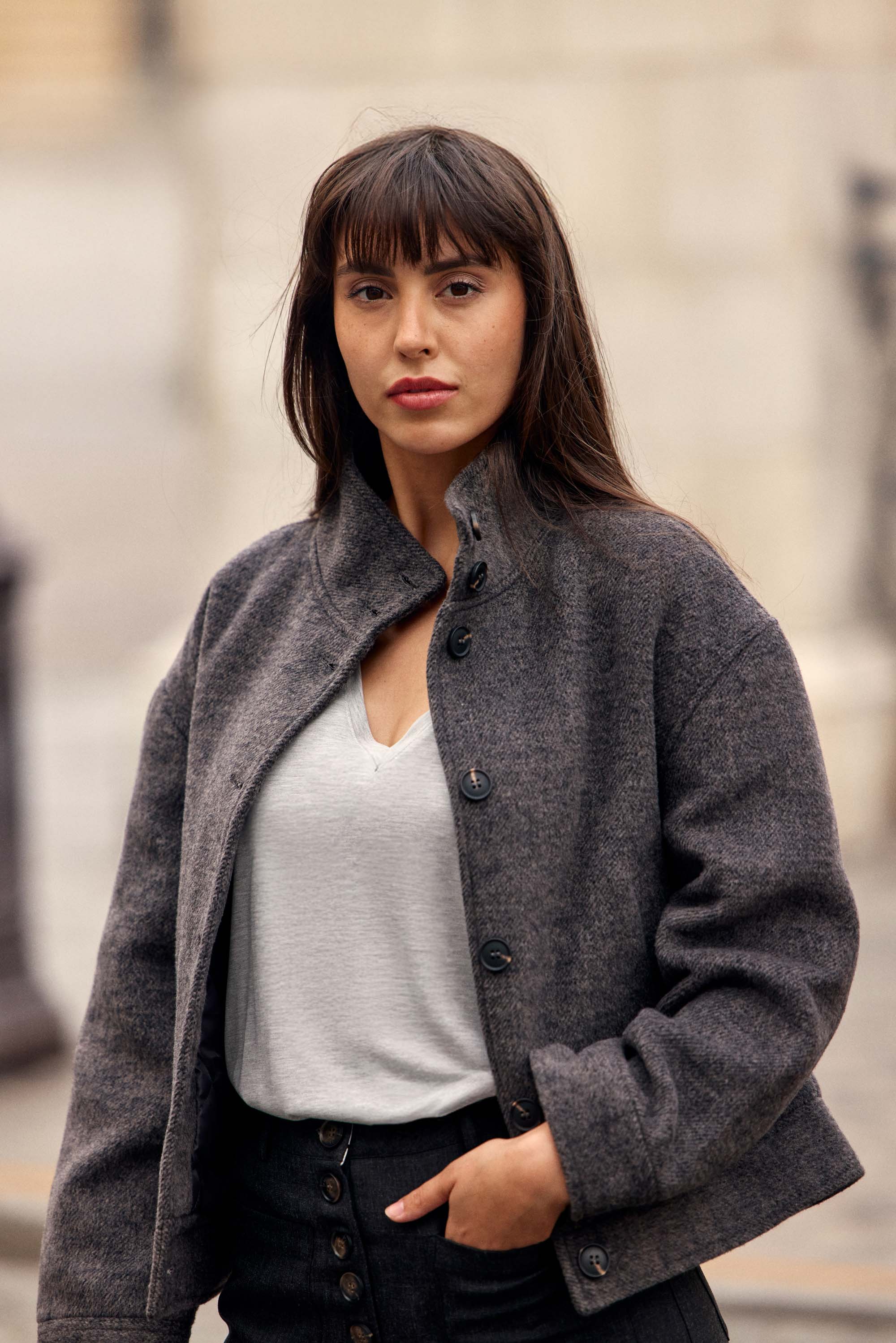 Manteau Nelcy - Gris