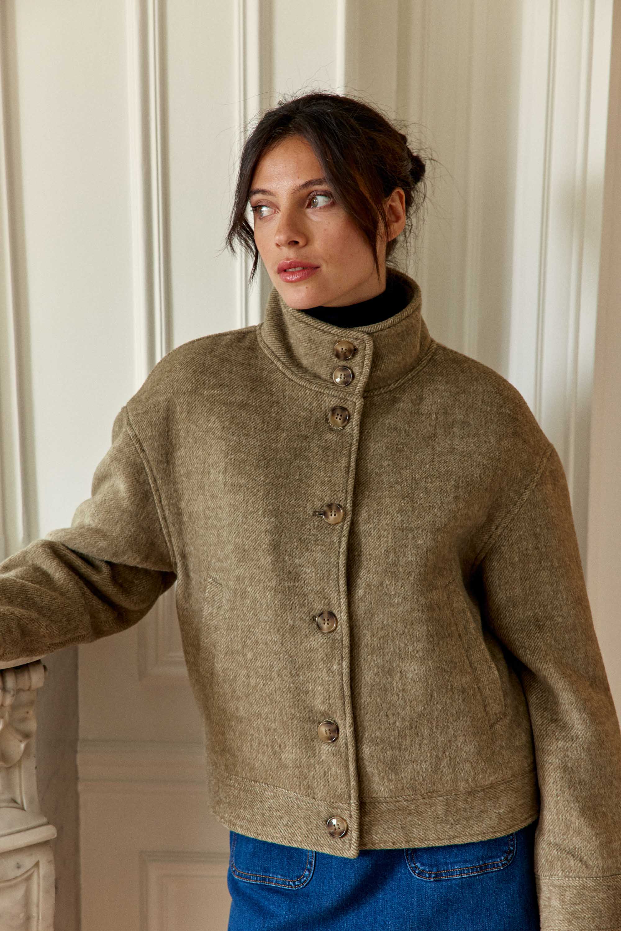 Manteau Nelcy - Kaki