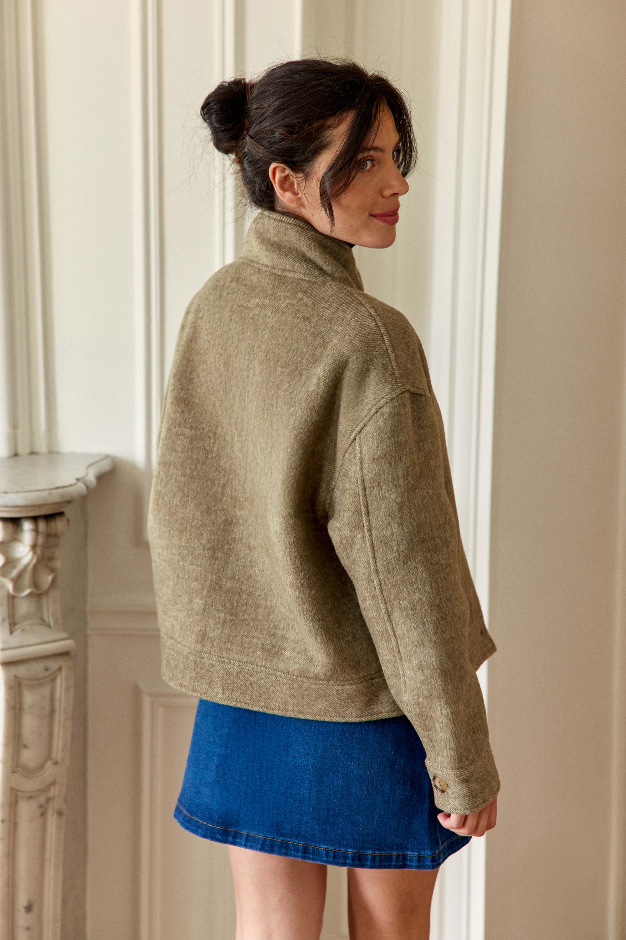 Manteau Nelcy - Kaki
